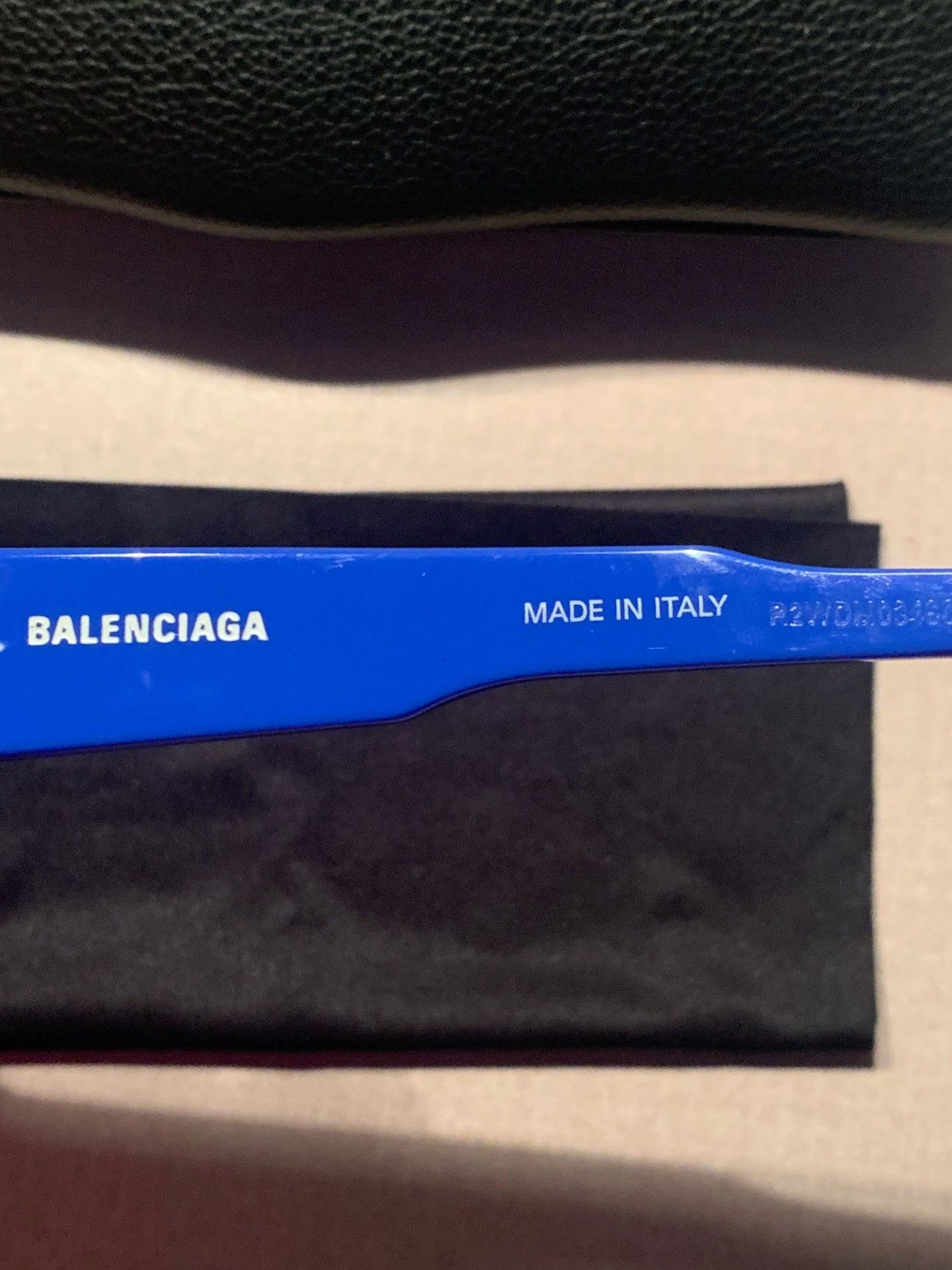 Balenciaga *RARE* Balenciaga Mirrored Blue Sunglasses Size ONE SIZE - 5 Thumbnail