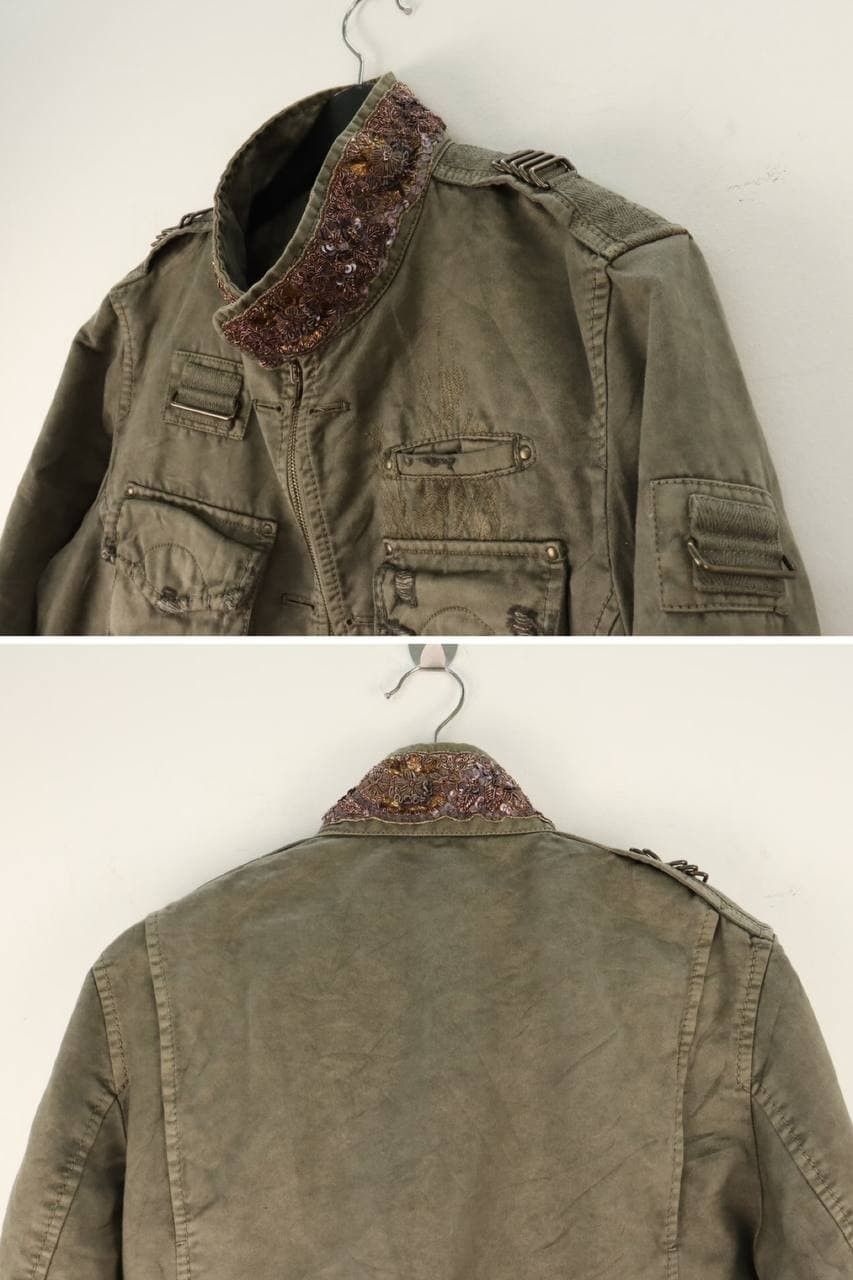 Kiminori Morishita Kiminori Morishita Military Distressed Cotton Lame Jacket Size US M / EU 48-50 / 2 - 6 Thumbnail