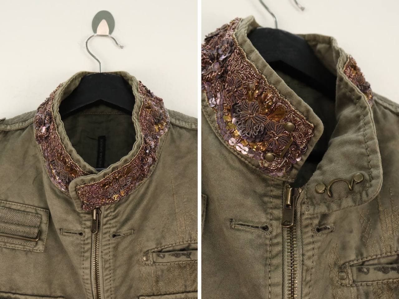 Kiminori Morishita Kiminori Morishita Military Distressed Cotton Lame Jacket Size US M / EU 48-50 / 2 - 8 Thumbnail