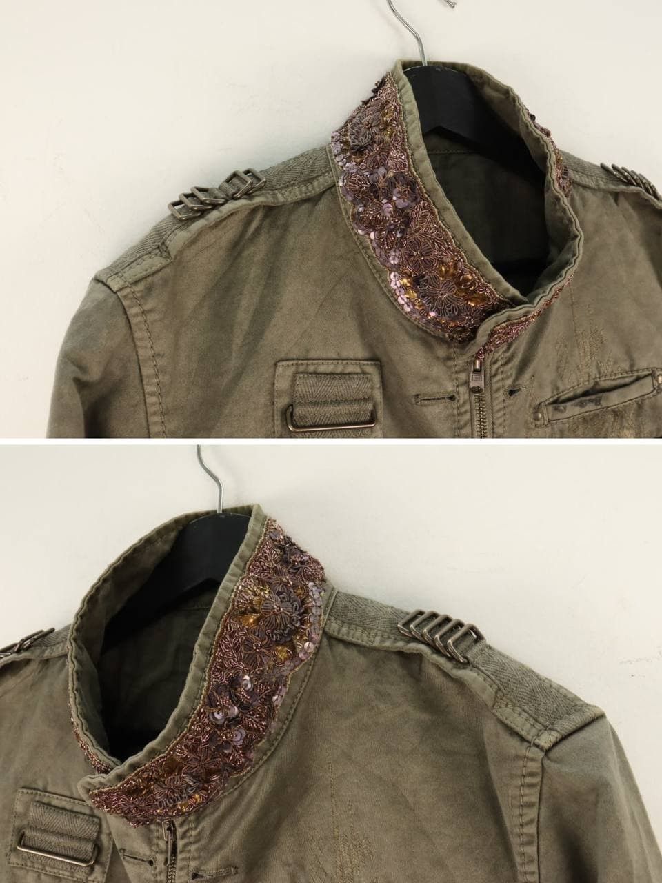 Kiminori Morishita Kiminori Morishita Military Distressed Cotton Lame Jacket Size US M / EU 48-50 / 2 - 7 Thumbnail