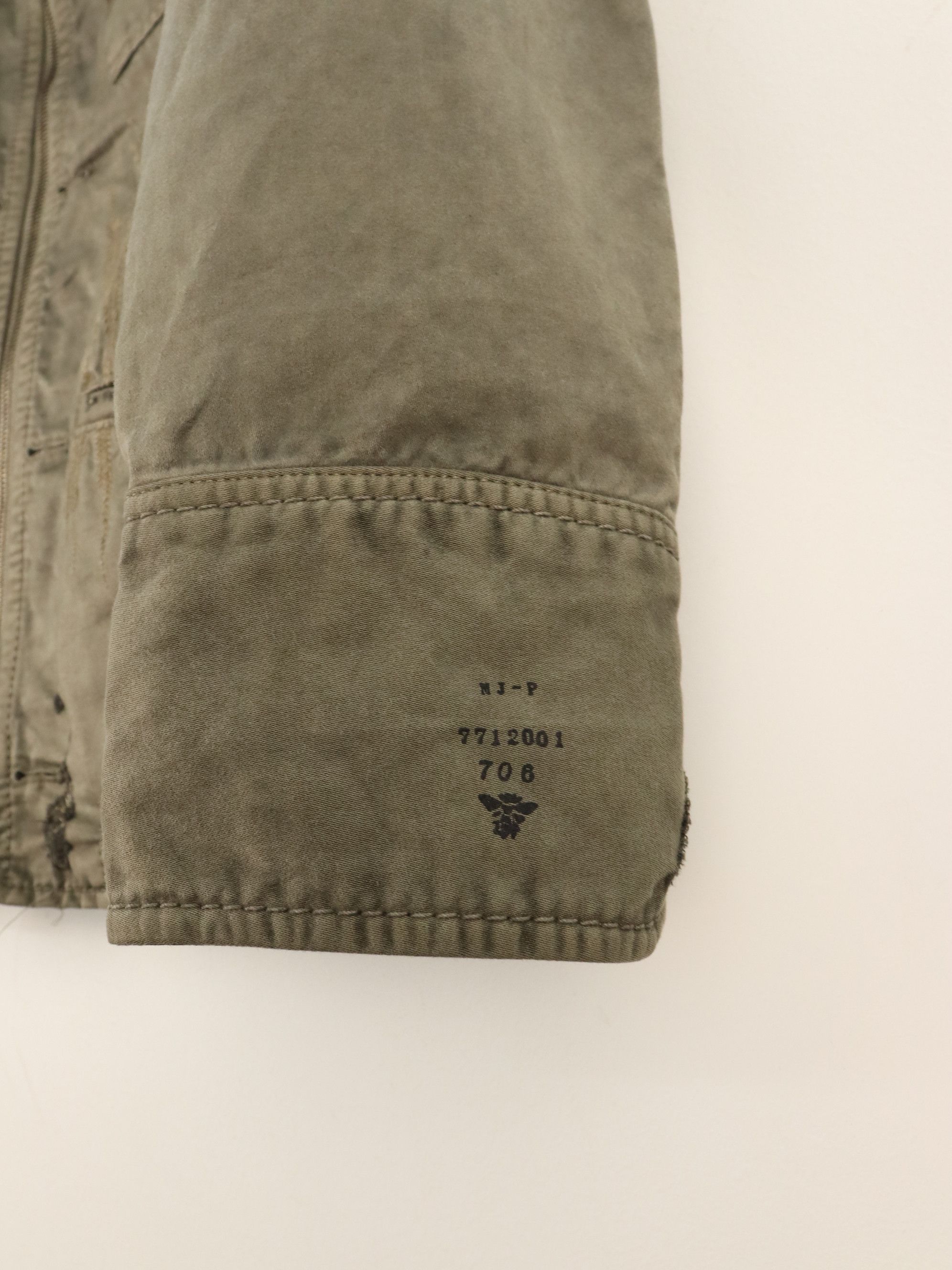 Kiminori Morishita Kiminori Morishita Military Distressed Cotton Lame Jacket Size US M / EU 48-50 / 2 - 19 Thumbnail