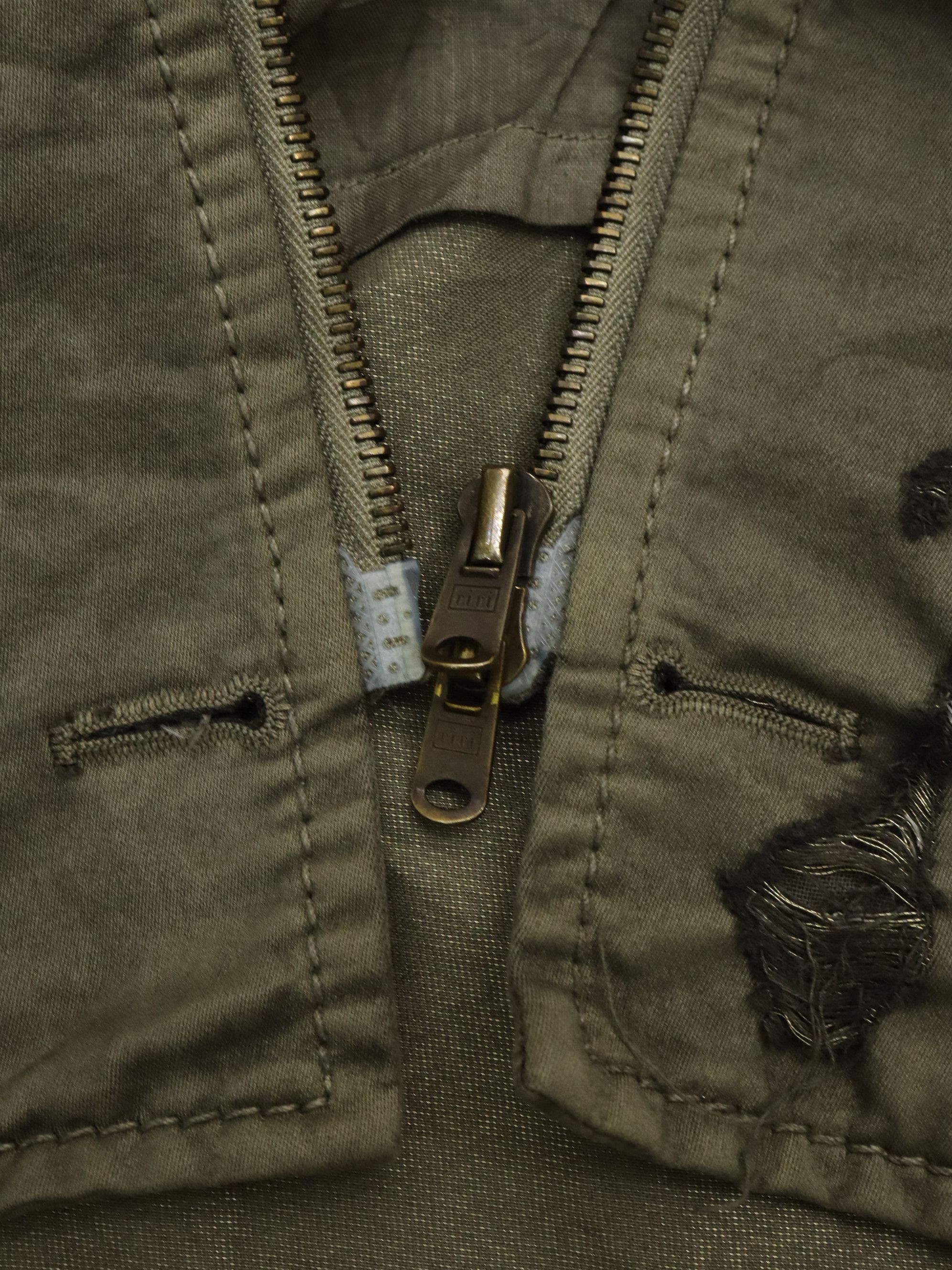 Kiminori Morishita Kiminori Morishita Military Distressed Cotton Lame Jacket Size US M / EU 48-50 / 2 - 17 Thumbnail