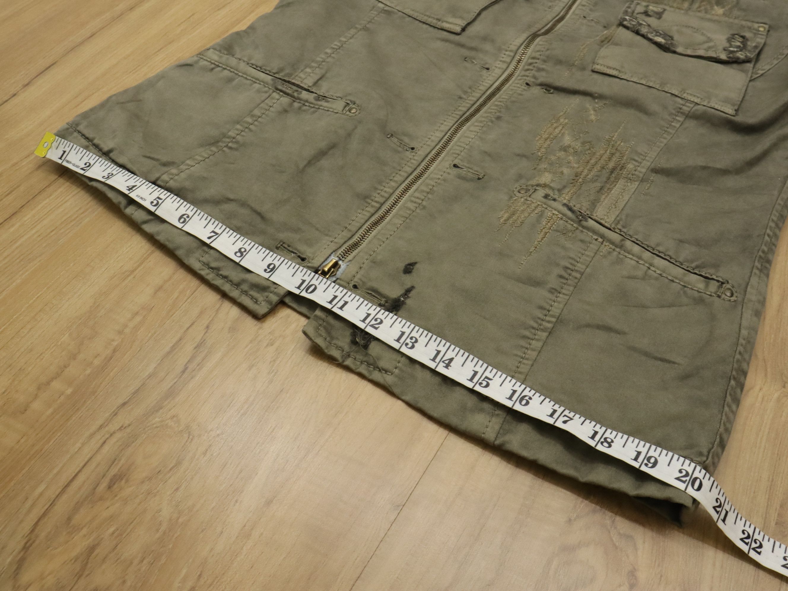 Kiminori Morishita Kiminori Morishita Military Distressed Cotton Lame Jacket Size US M / EU 48-50 / 2 - 24 Preview