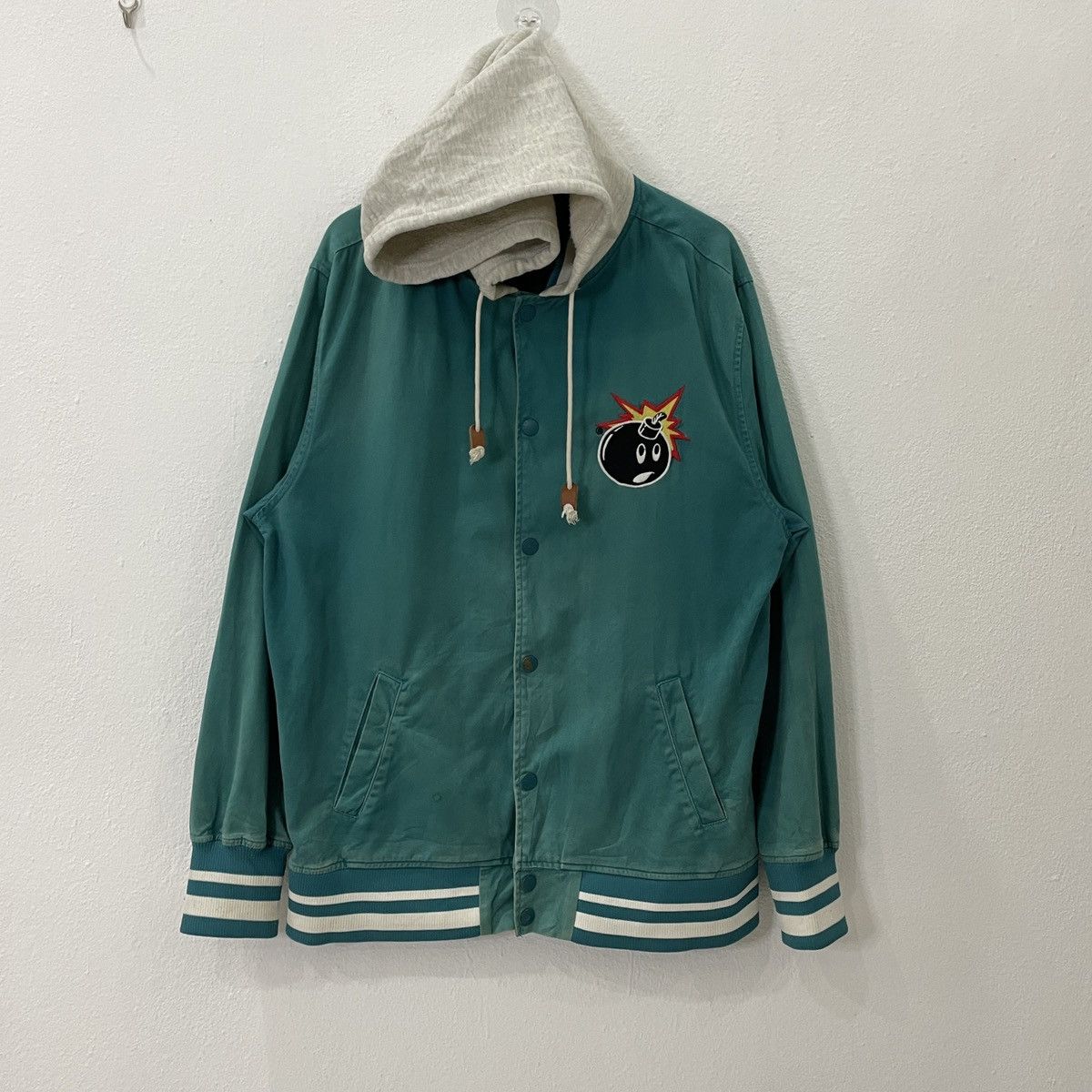 American Apparel Vintage The Hundreds Embroidery Logo Hoodies Jacket Size US L / EU 52-54 / 3 - 1 Thumbnail