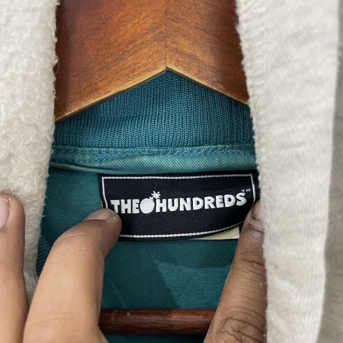 American Apparel Vintage The Hundreds Embroidery Logo Hoodies Jacket Size US L / EU 52-54 / 3 - 5 Thumbnail