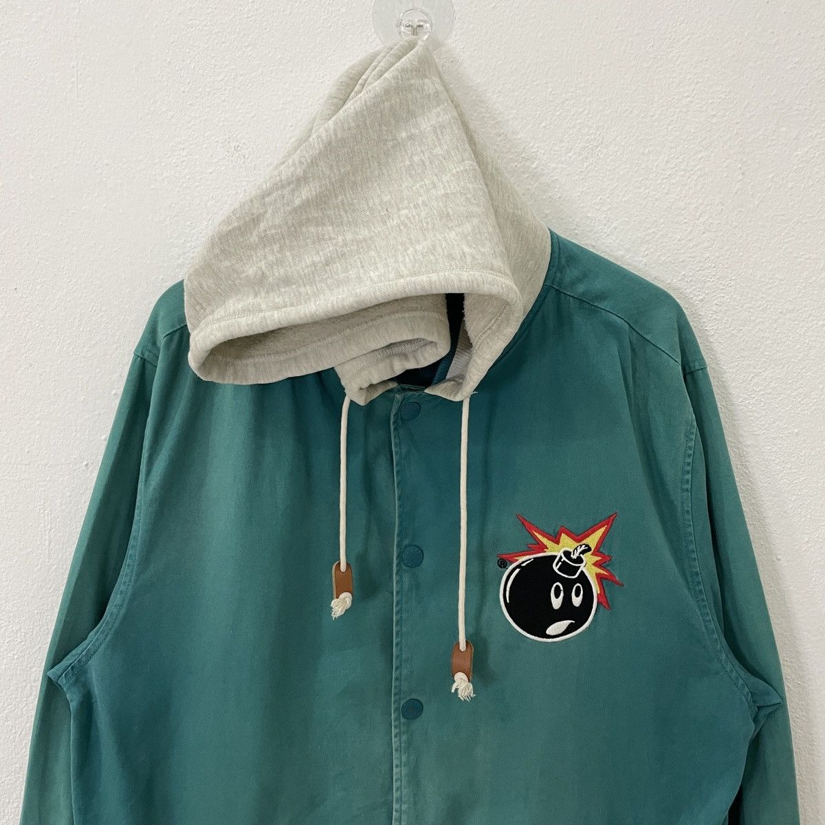 American Apparel Vintage The Hundreds Embroidery Logo Hoodies Jacket Size US L / EU 52-54 / 3 - 4 Thumbnail