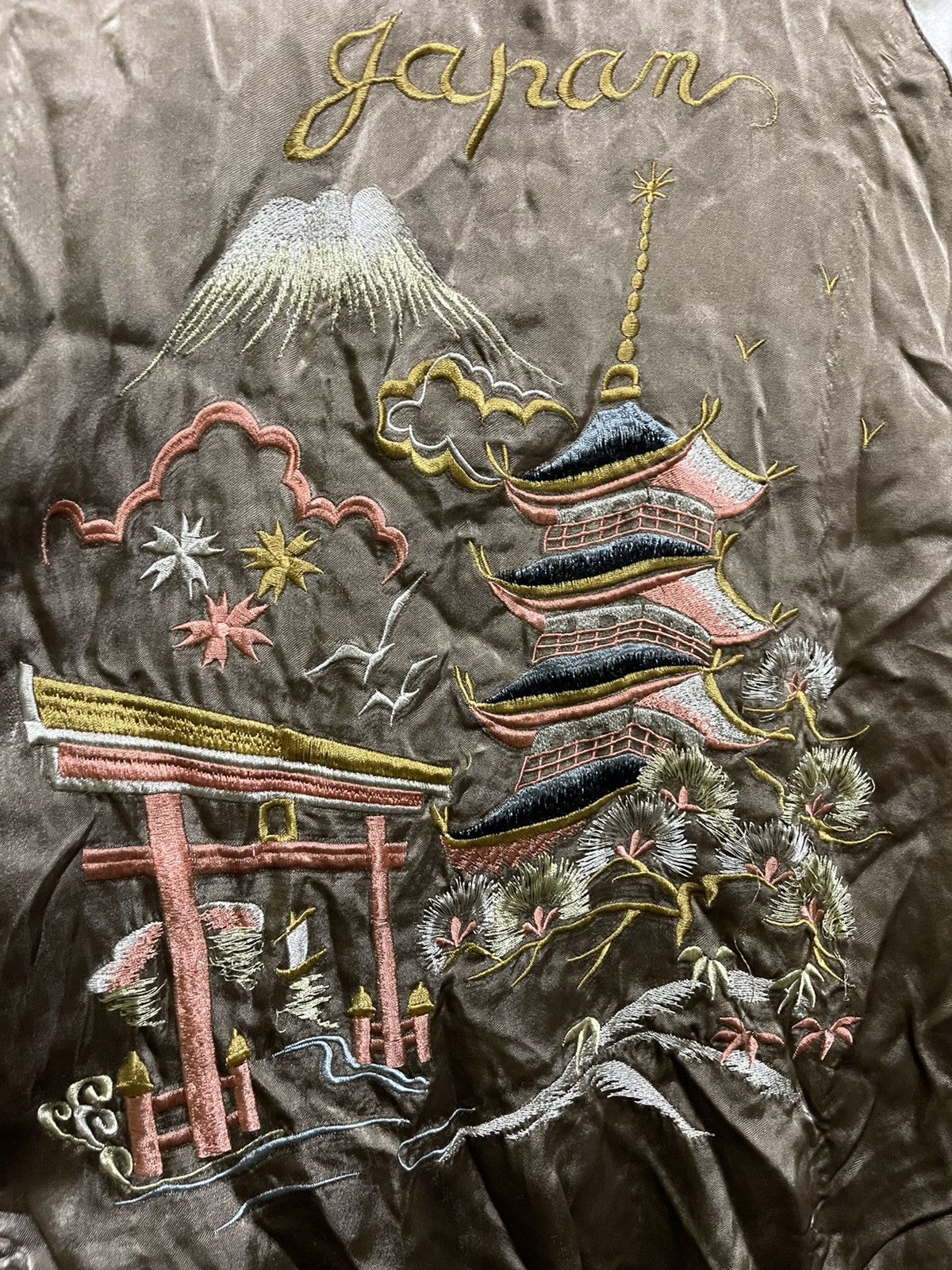Japanese Brand Vintage Reversible Sukajan Embroidery Souvenir Japan Jacket Size US M / EU 48-50 / 2 - 19 Thumbnail