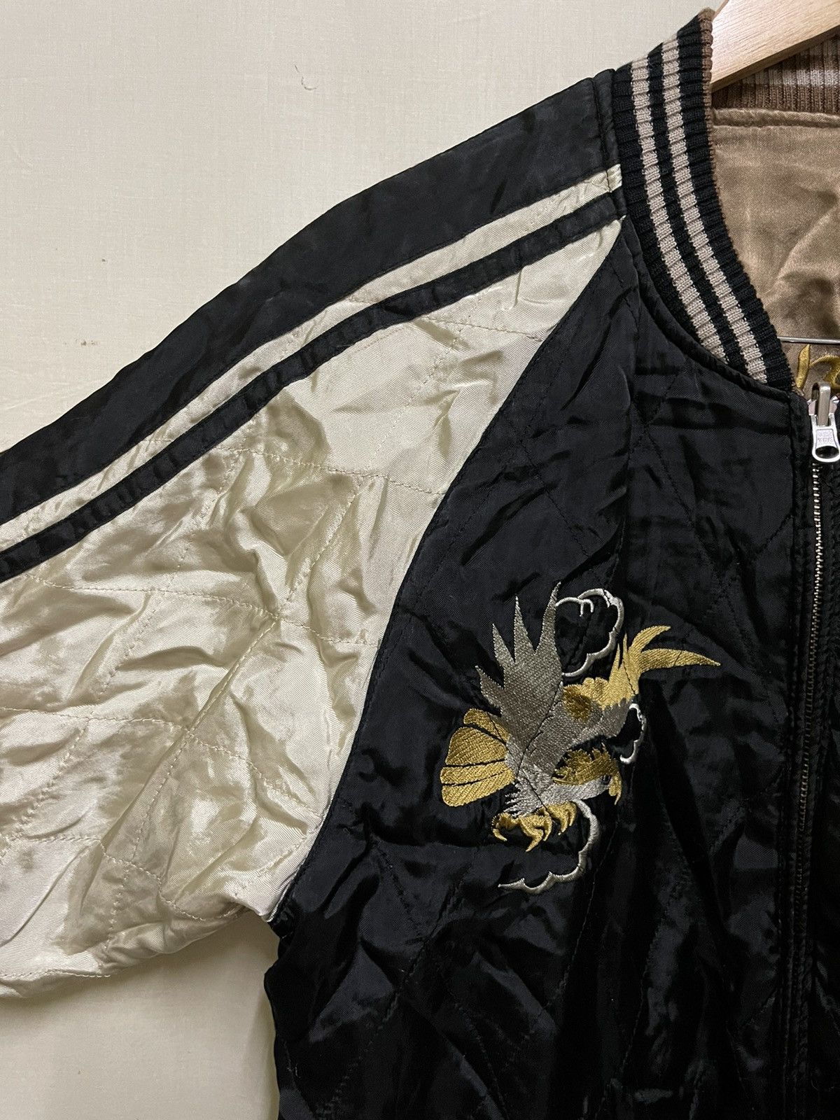 Japanese Brand Vintage Reversible Sukajan Embroidery Souvenir Japan Jacket Size US M / EU 48-50 / 2 - 2 Thumbnail