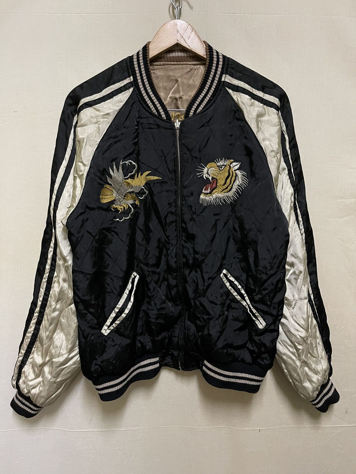 Vintage Reversible Sukajan Embroidery Souvenir Japan Jacket