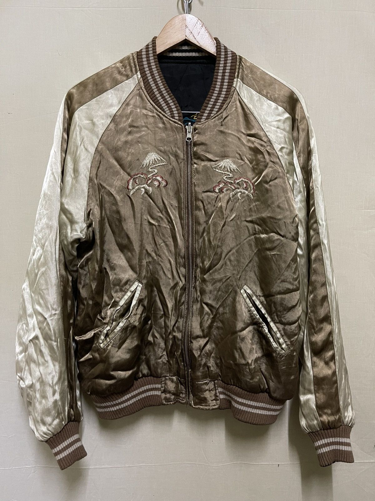 Japanese Brand Vintage Reversible Sukajan Embroidery Souvenir Japan Jacket Size US M / EU 48-50 / 2 - 11 Thumbnail