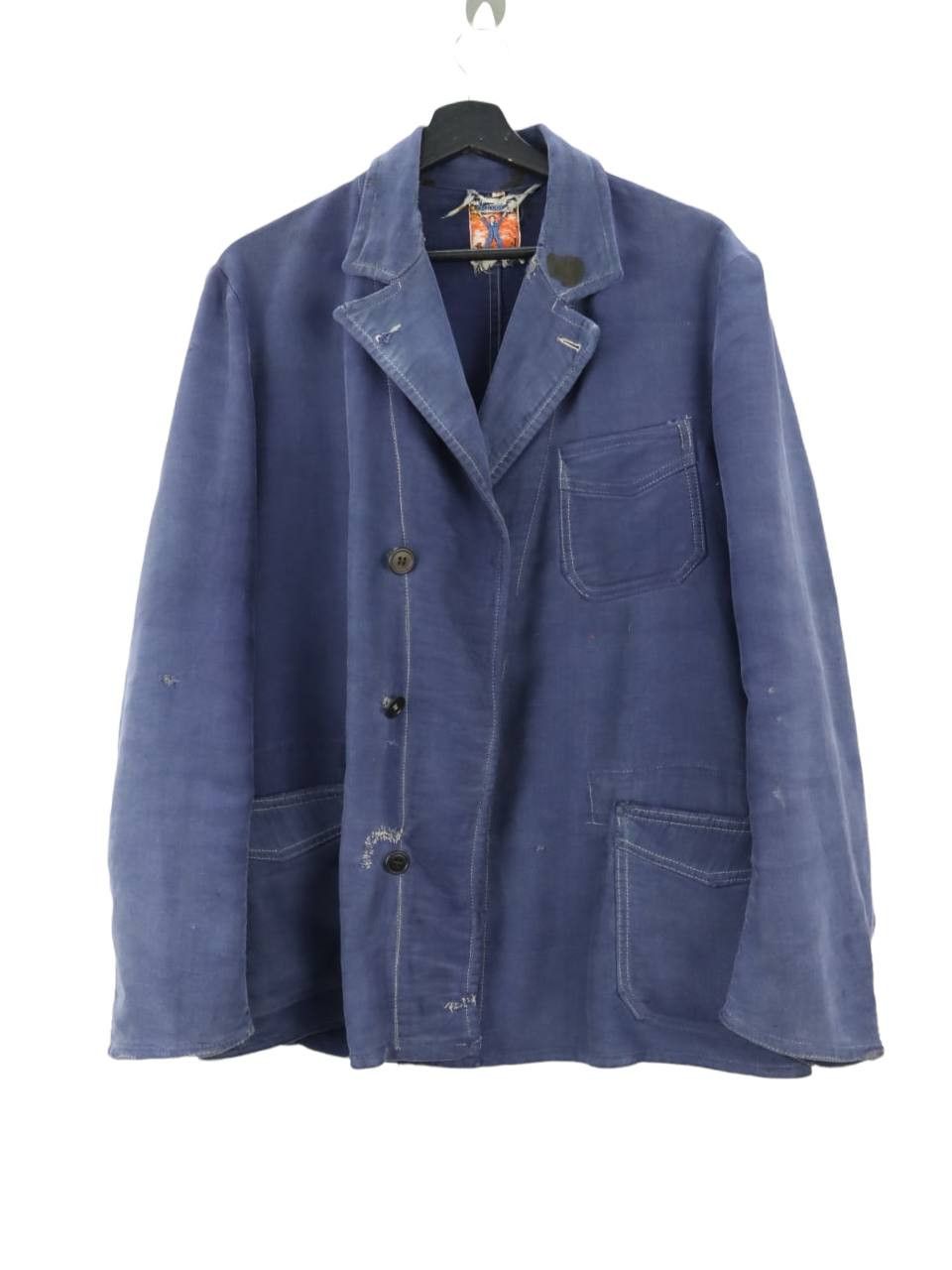Vintage Vintage French Workwear Jacket Size US M / EU 48-50 / 2 - 2 Thumbnail