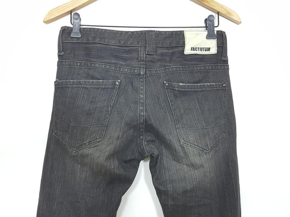 FACTOTUM FACTOTUM Black Bootcut Jeans Pant Size US 29 - 6 Thumbnail