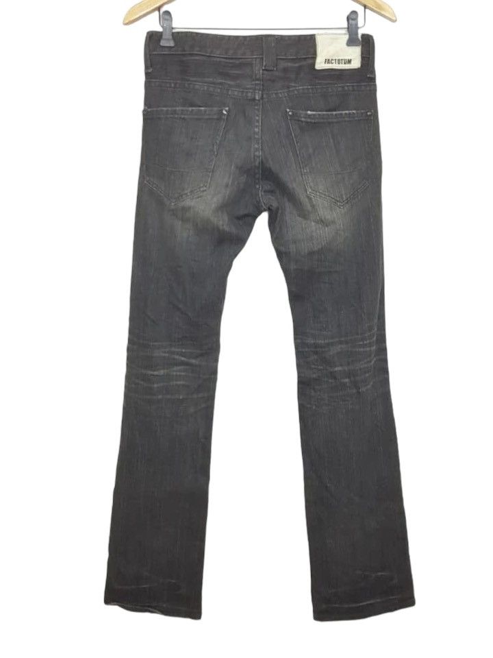 FACTOTUM FACTOTUM Black Bootcut Jeans Pant Size US 29 - 2 Thumbnail