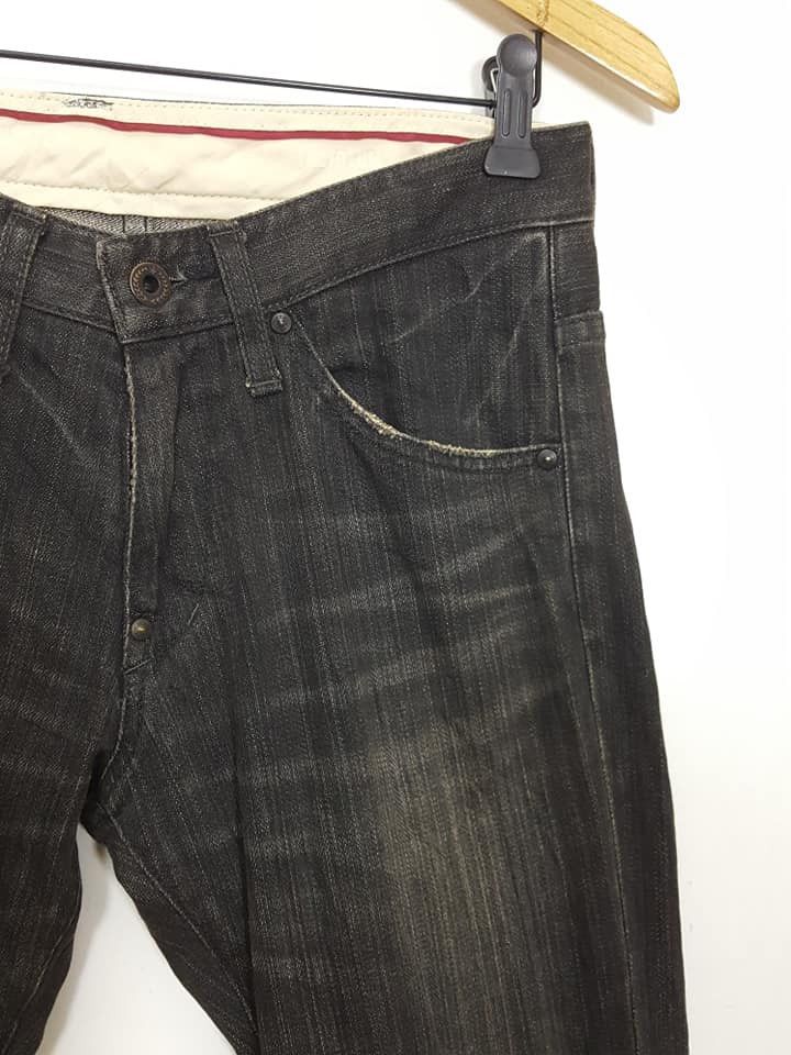 FACTOTUM FACTOTUM Black Bootcut Jeans Pant Size US 29 - 4 Thumbnail