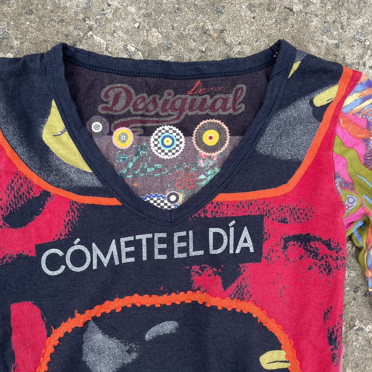 Desigual Vintage Desigual Long-sleeve T-shirts Japanese Style Y2K 00s Size M / US 6-8 / IT 42-44 - 10 Thumbnail