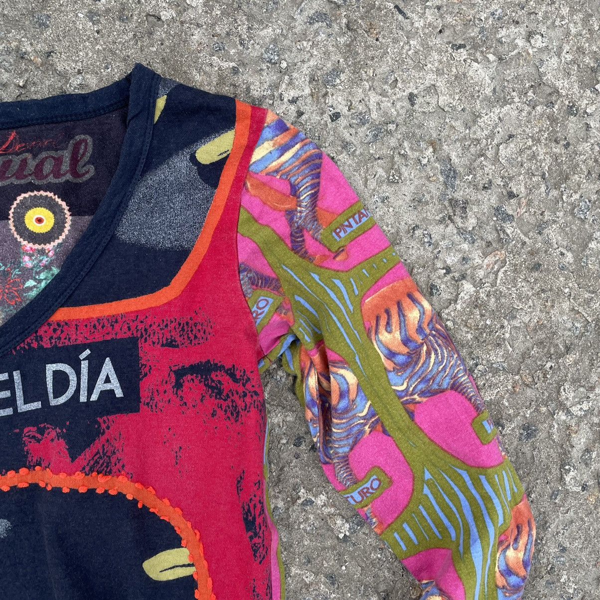 Desigual Vintage Desigual Long-sleeve T-shirts Japanese Style Y2K 00s Size M / US 6-8 / IT 42-44 - 9 Thumbnail