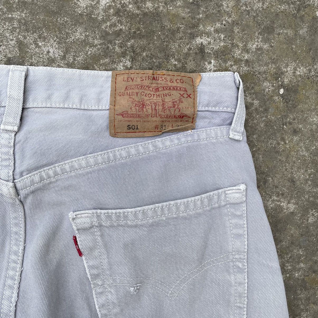 Levi's × Vintage Vintage Levi’s 501 W31xL30 Pants Trousers 90s Y2K Style USA Size US 31 - 6 Thumbnail