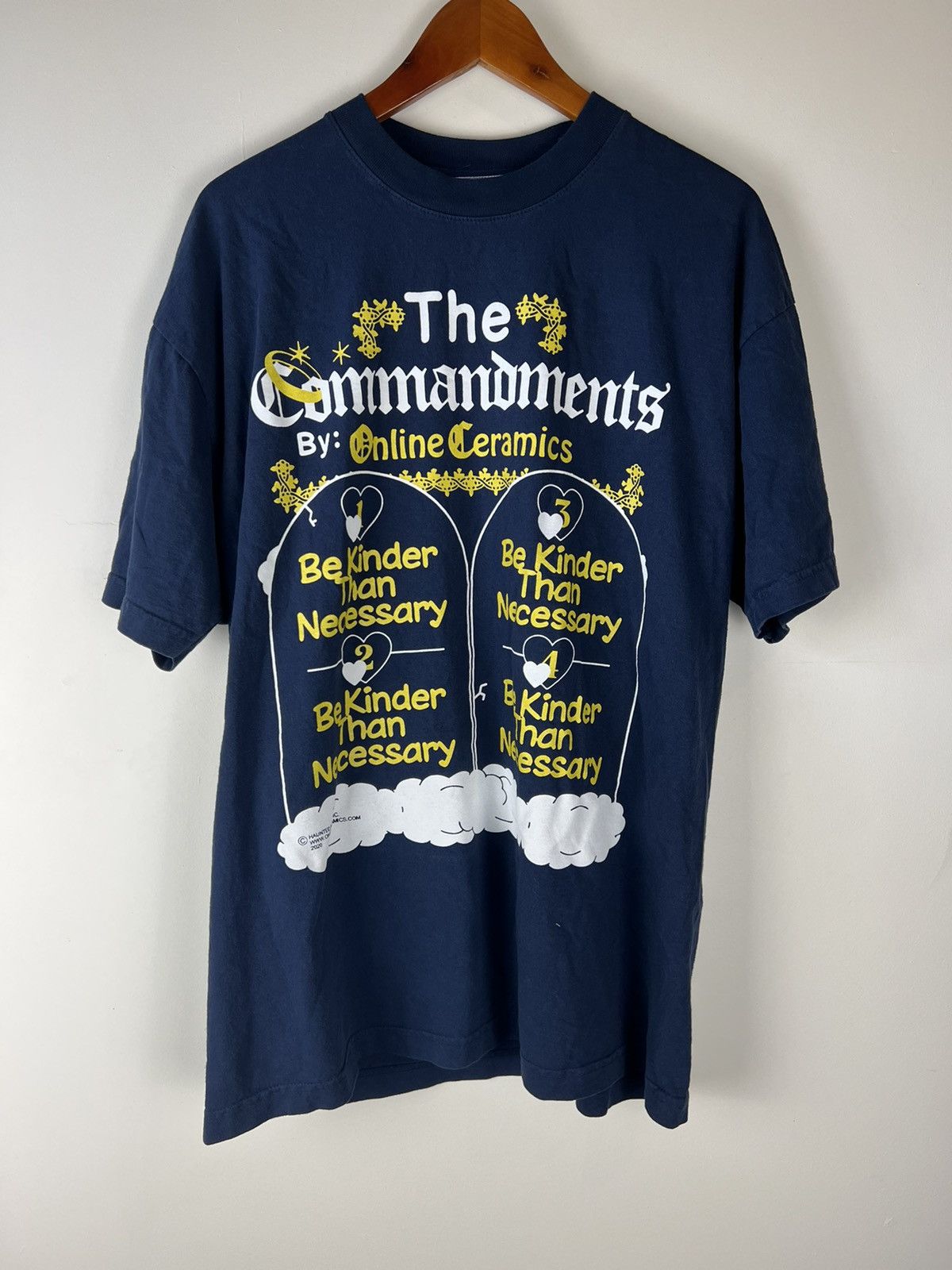 Online Ceramics Online Ceramics The Commandments Tee Size US L / EU 52-54 / 3 - 1 Thumbnail