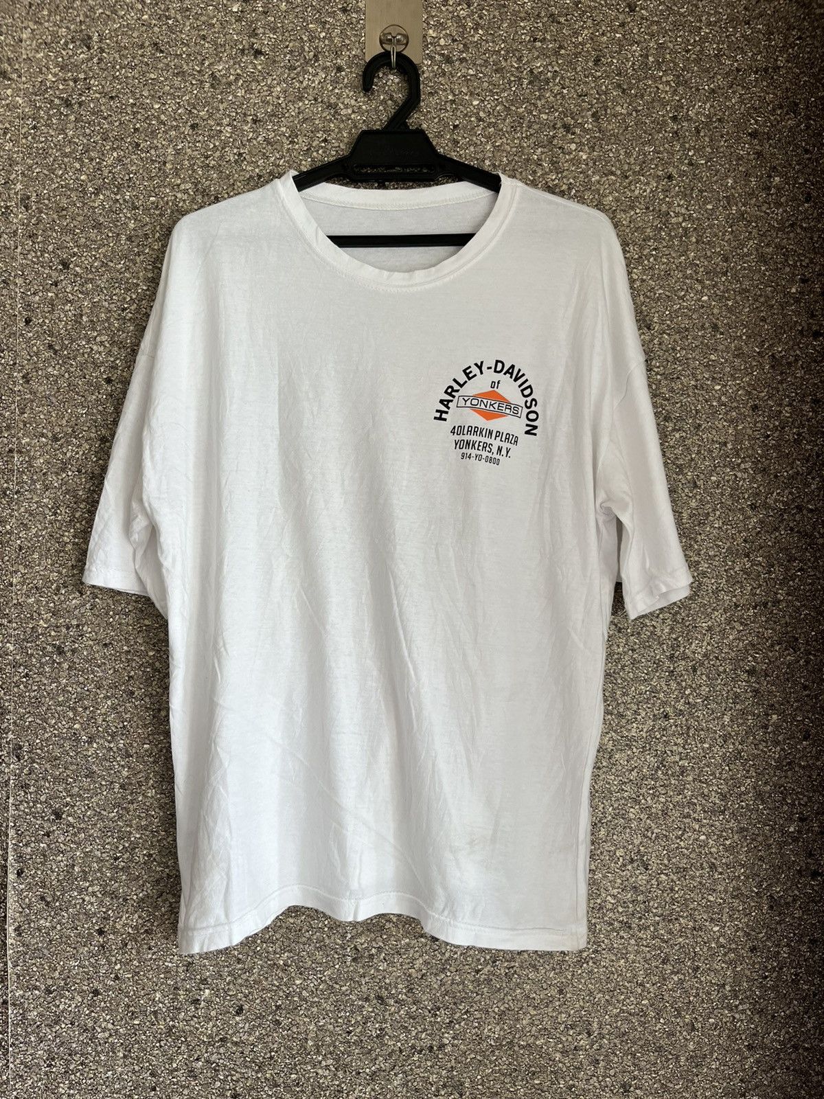 image of Vintage Harley Davidson Ft10 in White, Men's (Size XL)