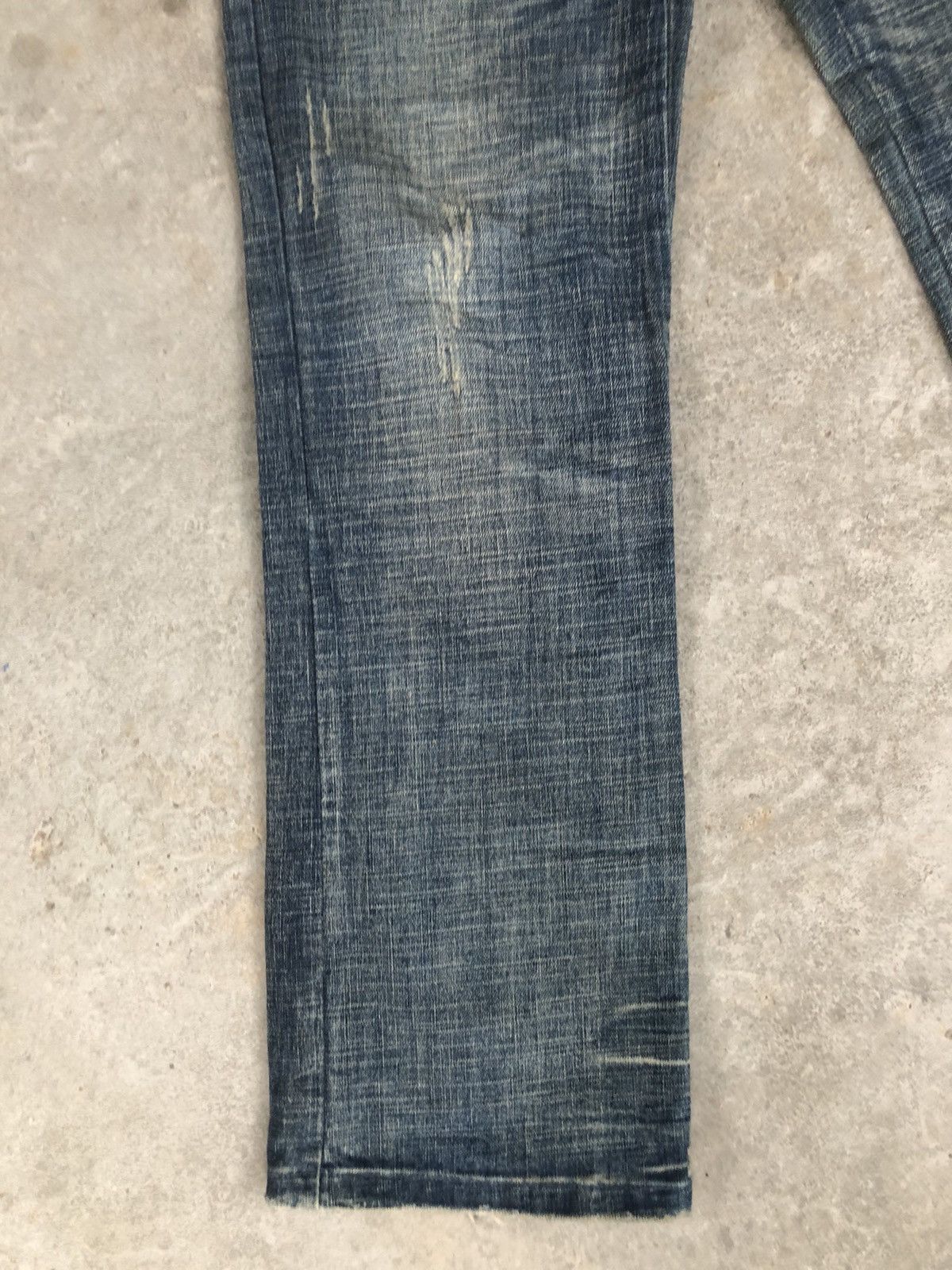 Dolce & Gabbana Dolce & Gabbana Double Waist Distressed Denim Embroidered Size US 32 / EU 48 - 6 Thumbnail
