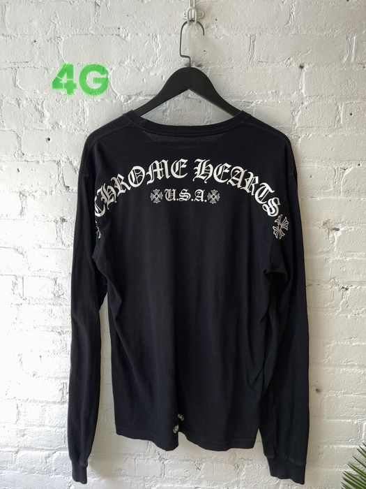 Chrome Hearts Very Rare chrome heart long sleeve, Grailed