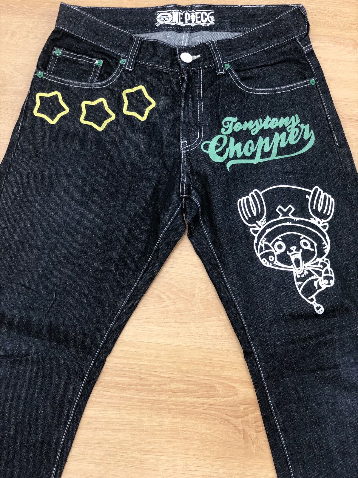 Japanese Brand One piece paint big logo and spellout Size US 34 / EU 50 - 2 Thumbnail