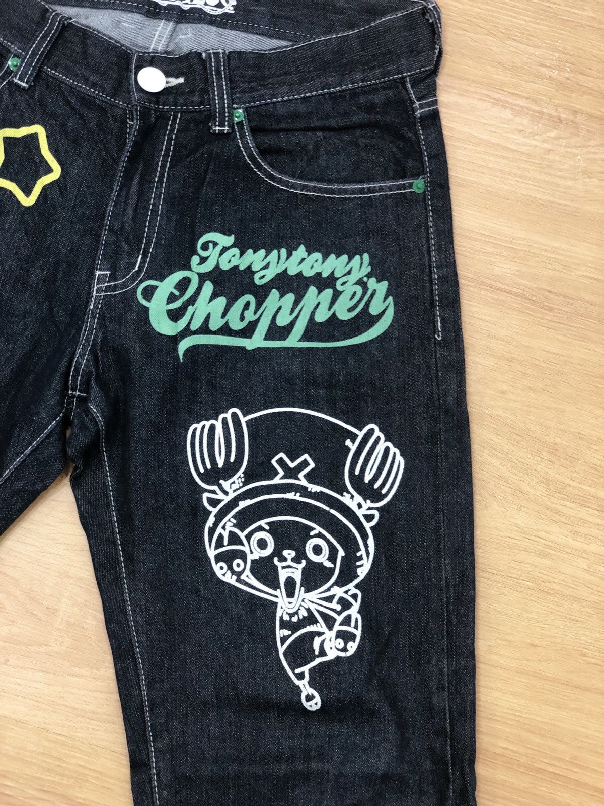 Japanese Brand One piece paint big logo and spellout Size US 34 / EU 50 - 5 Thumbnail