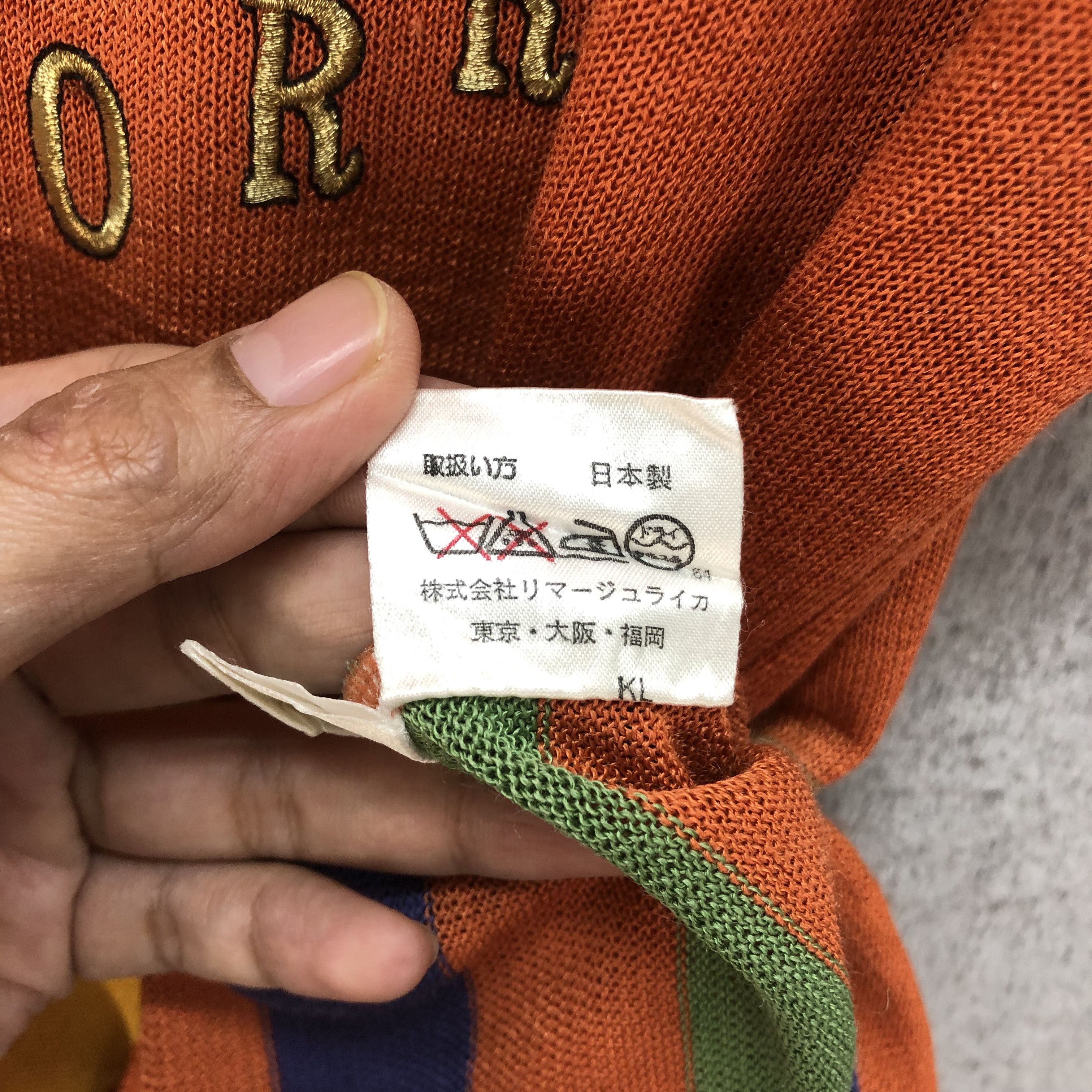 Japanese Brand BELLA TORRE EMBROIDERED LOGO KNITTED SS SHIRT #7248-121 Size M / US 6-8 / IT 42-44 - 9 Thumbnail