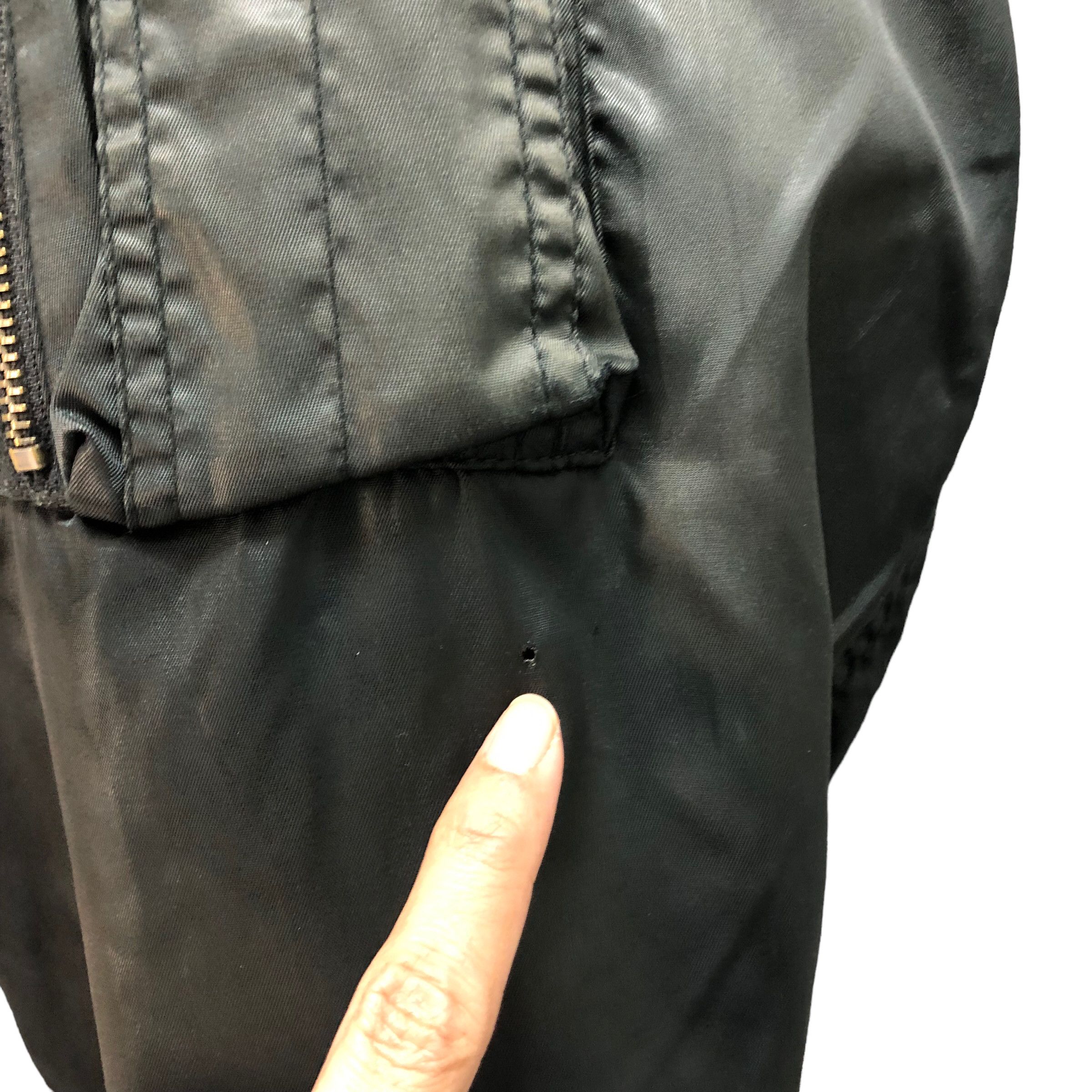 Vintage TRASHED ABURAYSIA BASE SPIRIT'S MA1 BOMBER JACKET #7268-123 Size US L / EU 52-54 / 3 - 12 Thumbnail