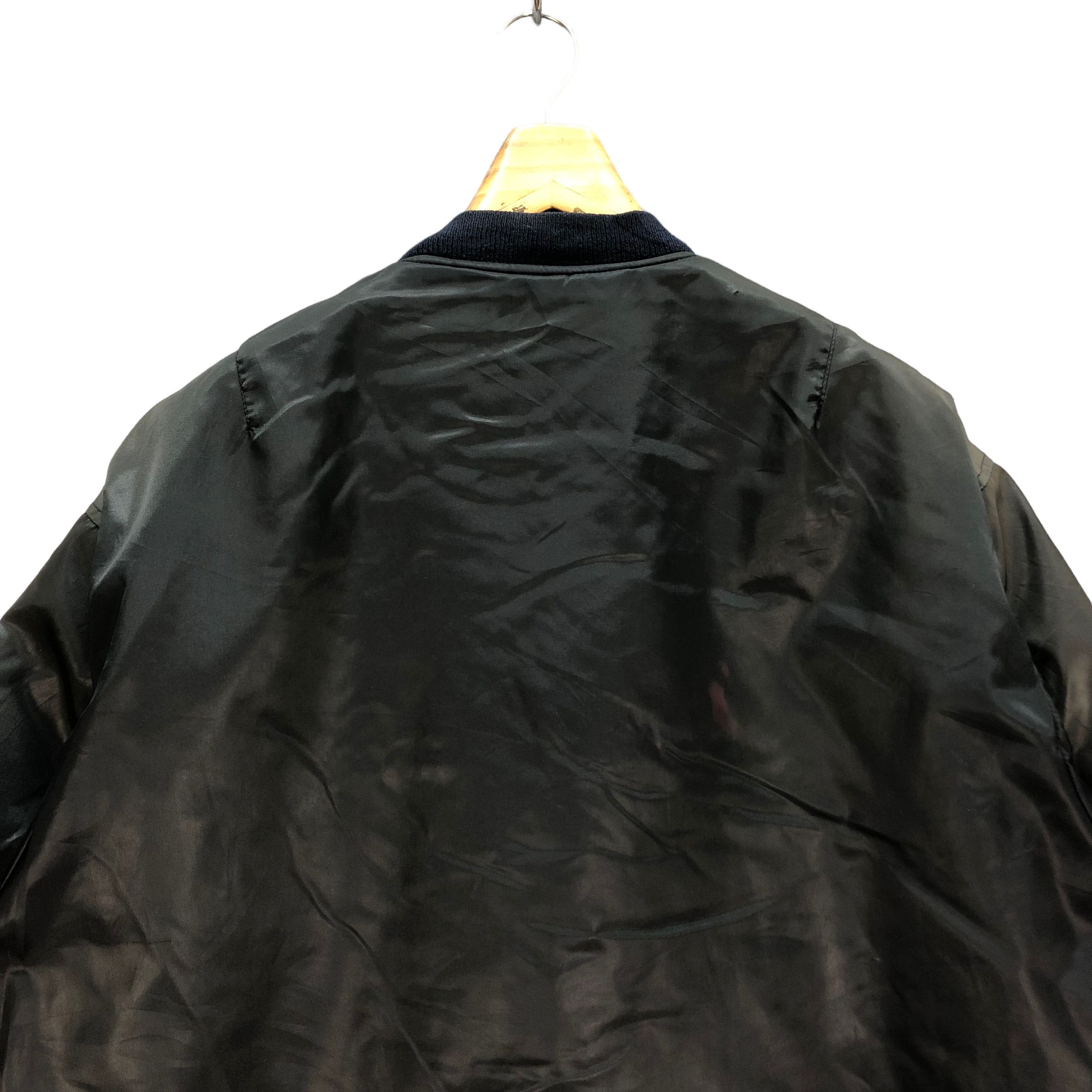 Vintage TRASHED ABURAYSIA BASE SPIRIT'S MA1 BOMBER JACKET #7268-123 Size US L / EU 52-54 / 3 - 20 Thumbnail