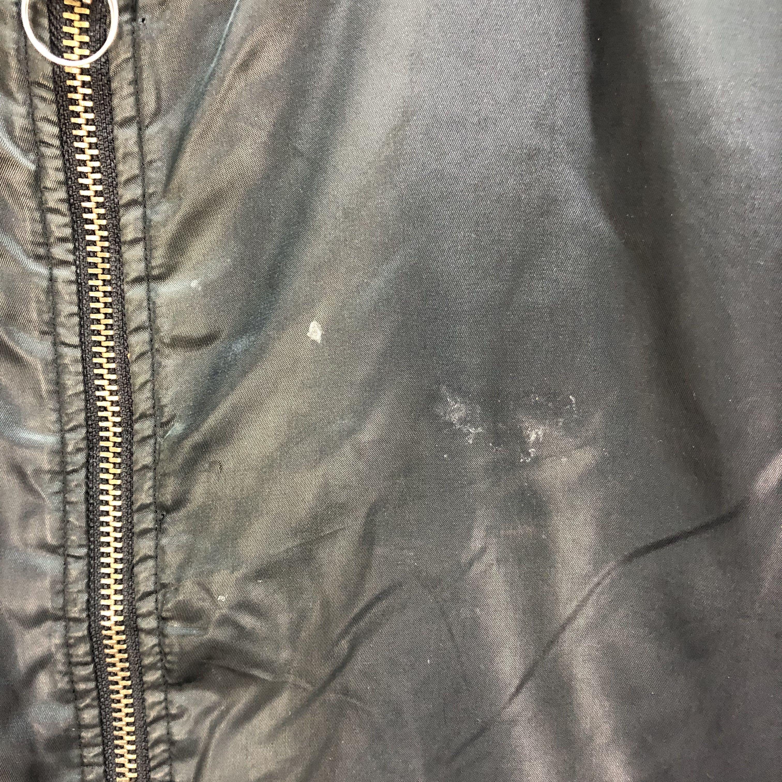 Vintage TRASHED ABURAYSIA BASE SPIRIT'S MA1 BOMBER JACKET #7268-123 Size US L / EU 52-54 / 3 - 4 Thumbnail