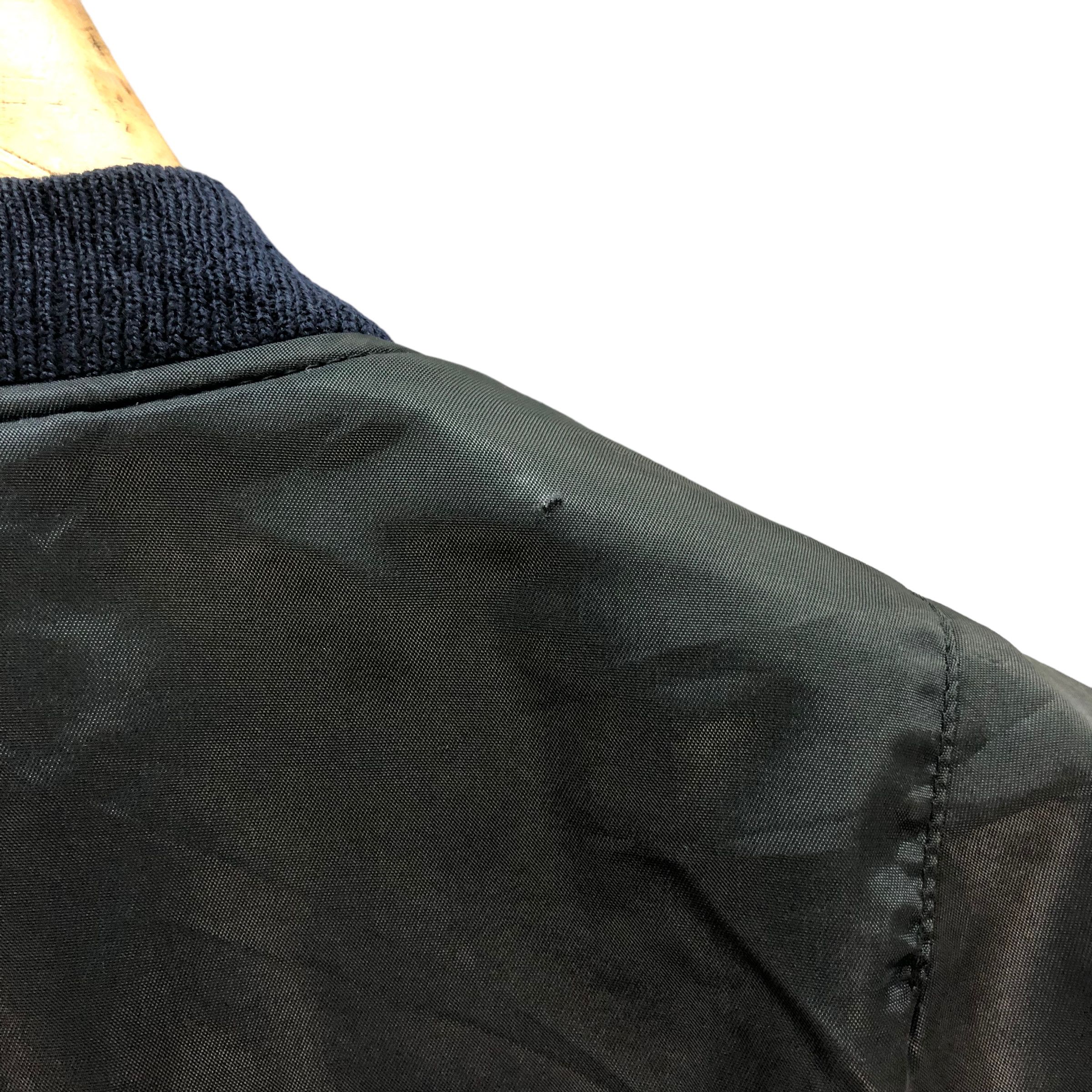 Vintage TRASHED ABURAYSIA BASE SPIRIT'S MA1 BOMBER JACKET #7268-123 Size US L / EU 52-54 / 3 - 21 Thumbnail