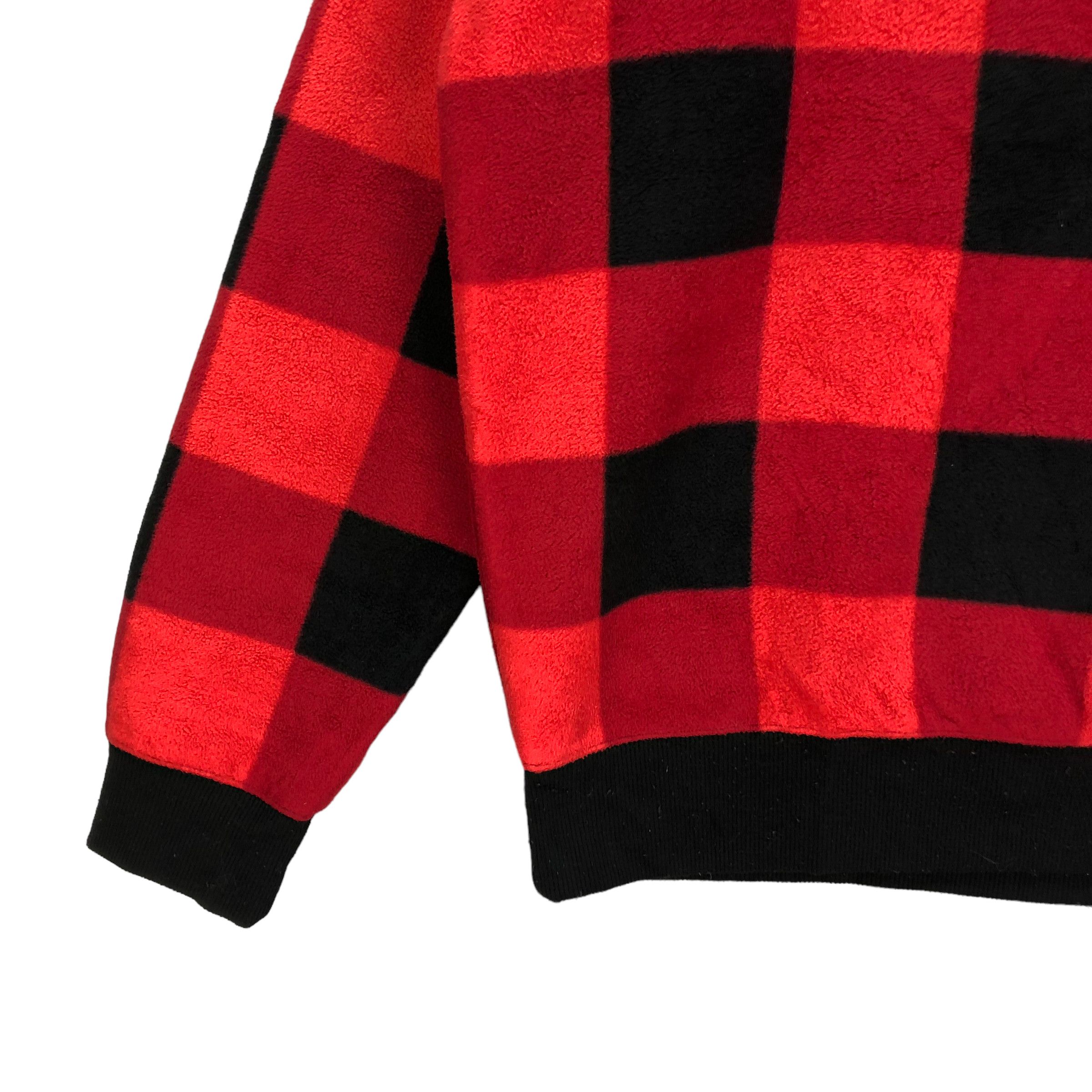 Converse CONVERSE CHECKED FLEECE SWEATSHIRTS #7269-123 Size US L / EU 52-54 / 3 - 5 Thumbnail