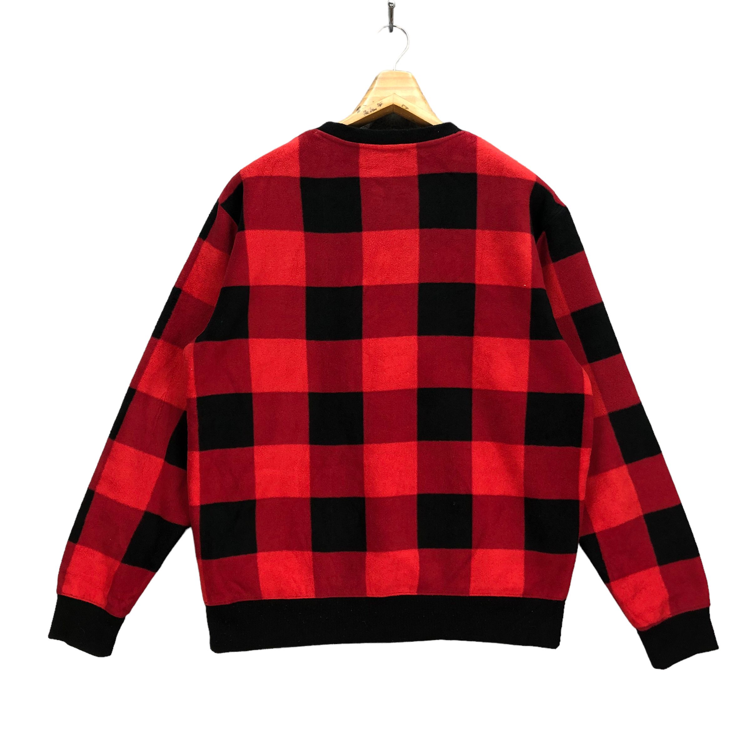Converse CONVERSE CHECKED FLEECE SWEATSHIRTS #7269-123 Size US L / EU 52-54 / 3 - 9 Thumbnail