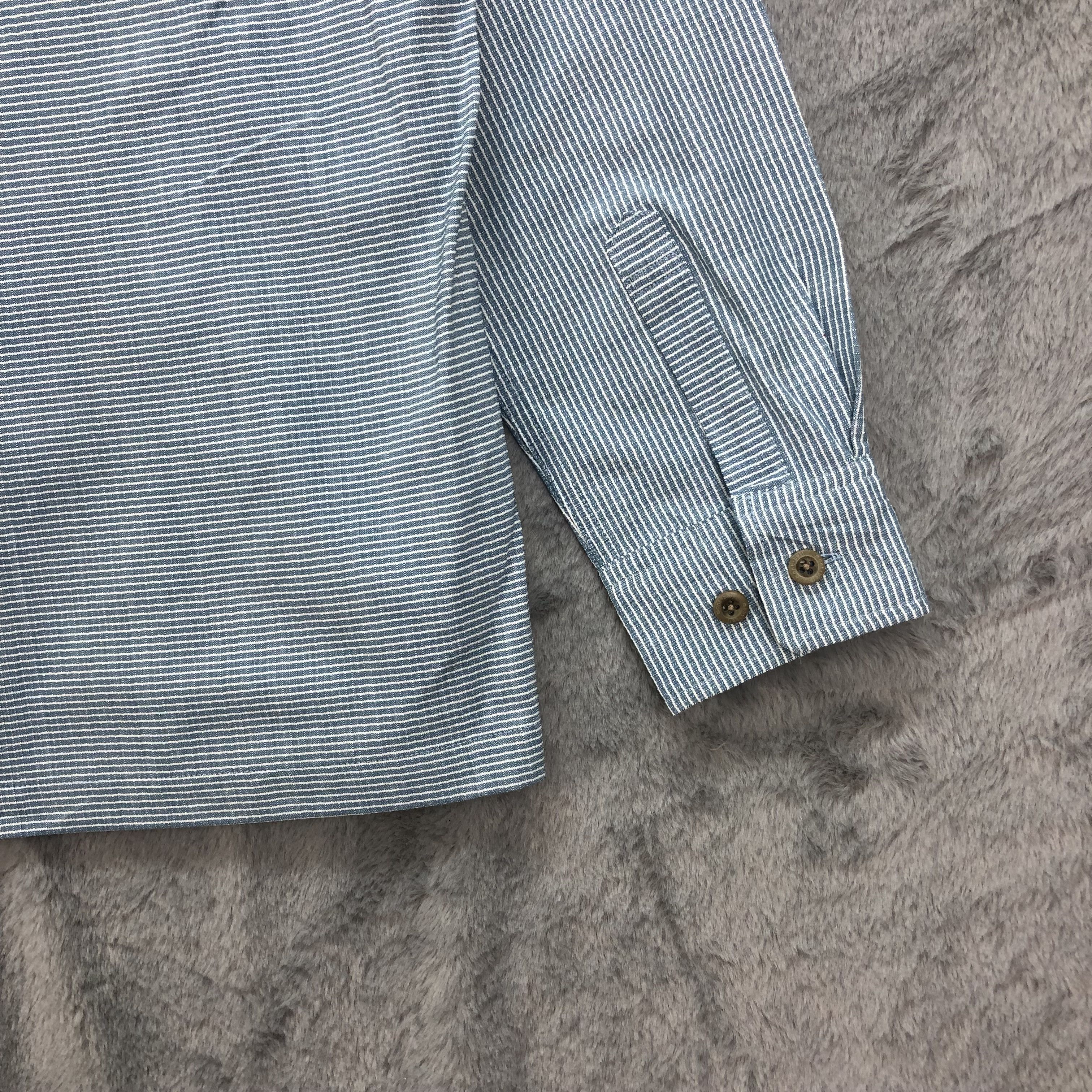Montbell MONTBELL STRIPED HIKORI BUTTON UPS SHIRTS #4530-157 Size US XS / EU 42 / 0 - 12 Thumbnail