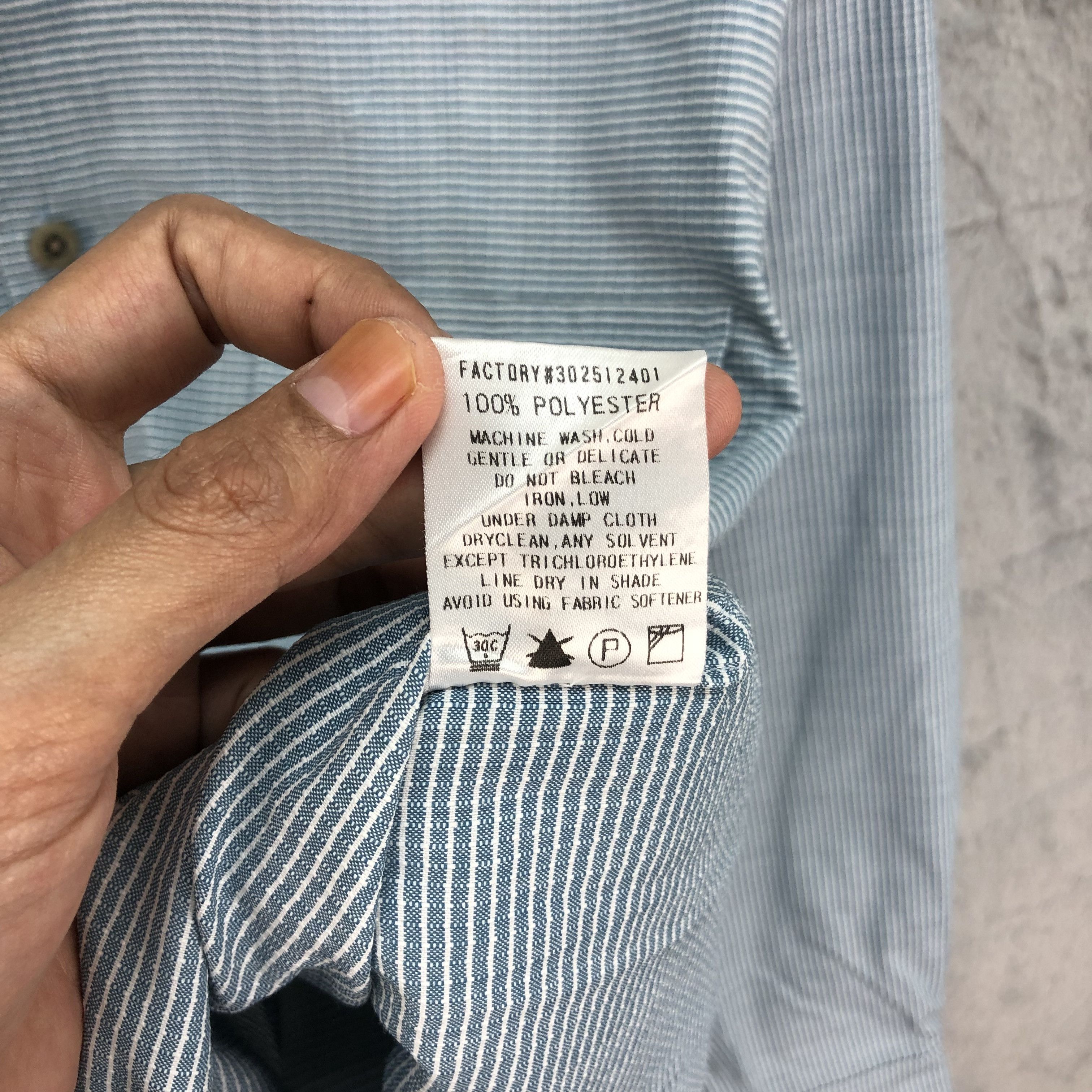 Montbell MONTBELL STRIPED HIKORI BUTTON UPS SHIRTS #4530-157 Size US XS / EU 42 / 0 - 8 Thumbnail