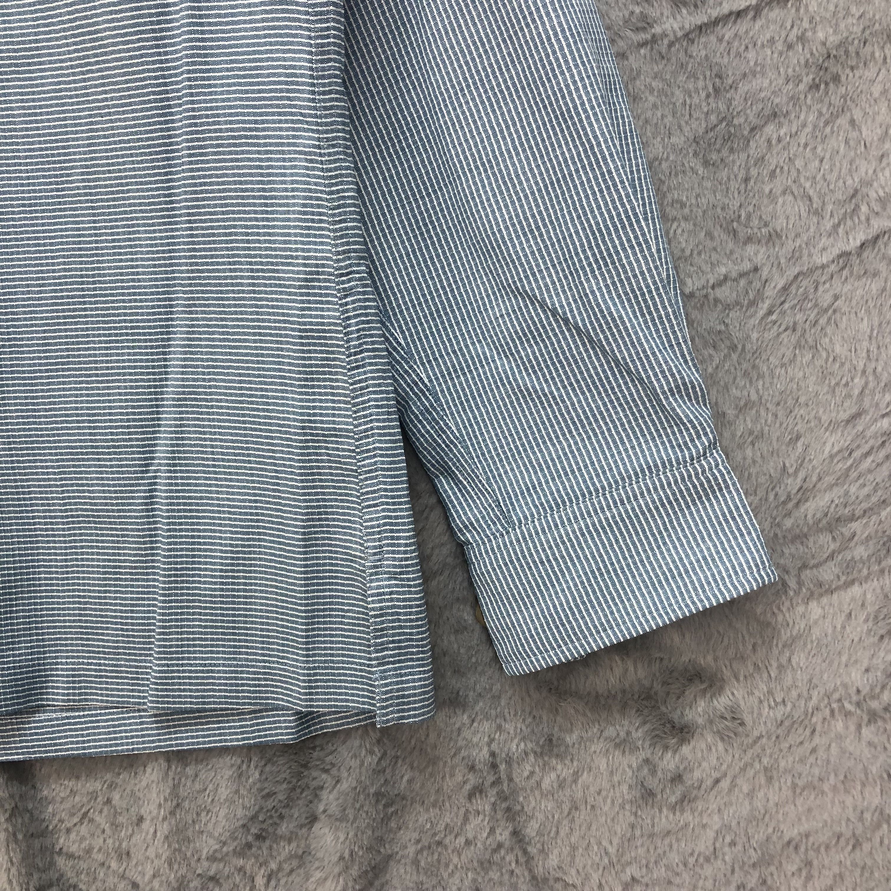 Montbell MONTBELL STRIPED HIKORI BUTTON UPS SHIRTS #4530-157 Size US XS / EU 42 / 0 - 6 Thumbnail