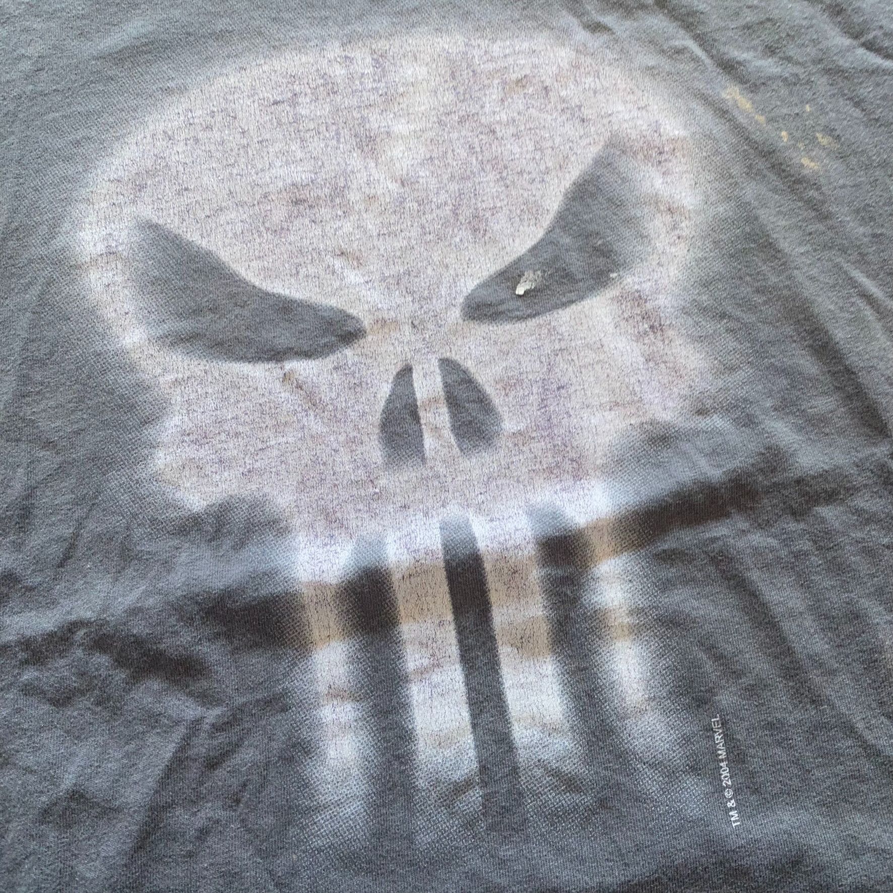 Marvel Comics Vintage Y2K Faded Punisher Skull Marvel Movie T-Shirt Size US L / EU 52-54 / 3 - 2 Thumbnail