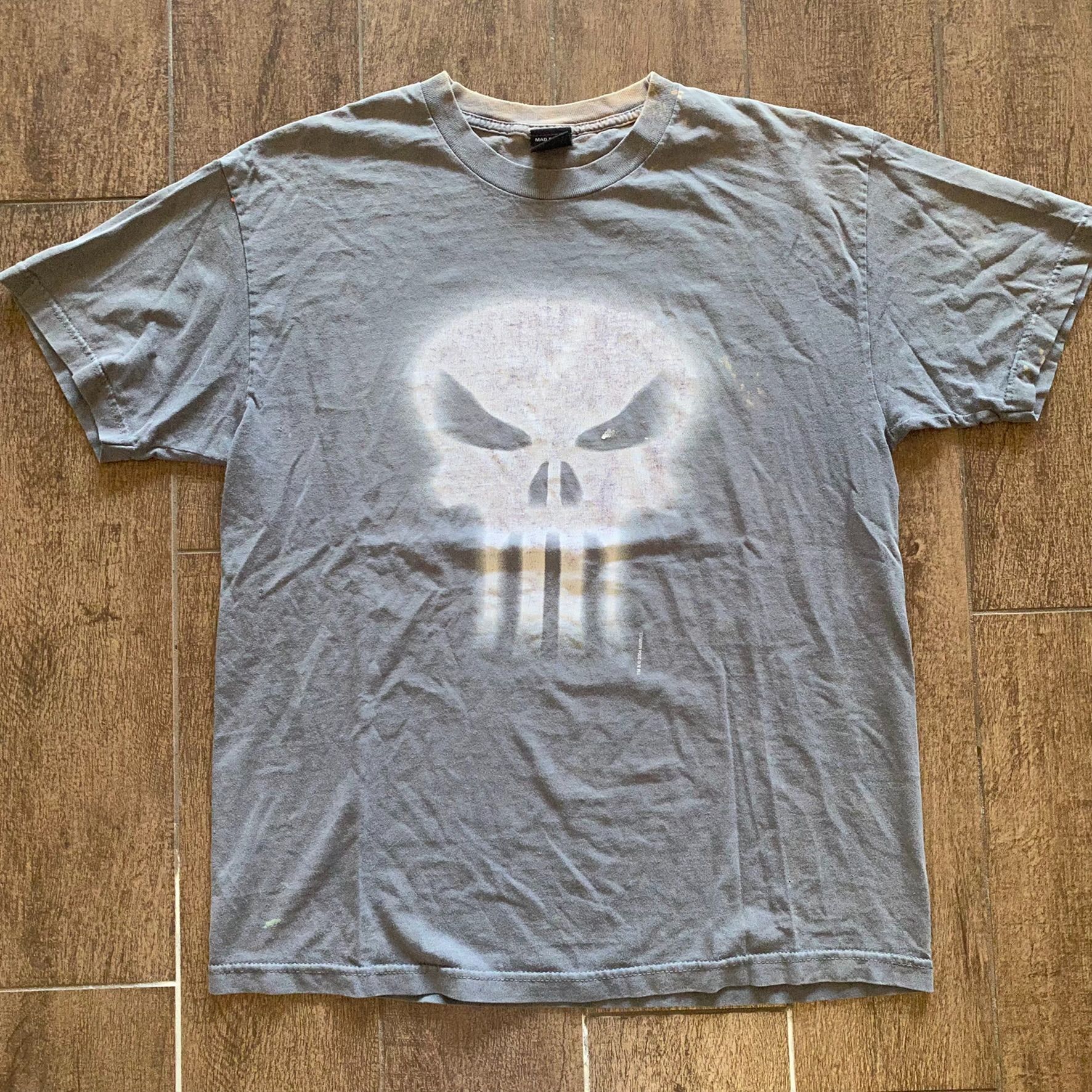 Marvel Comics Vintage Y2K Faded Punisher Skull Marvel Movie T-Shirt Size US L / EU 52-54 / 3 - 1 Thumbnail
