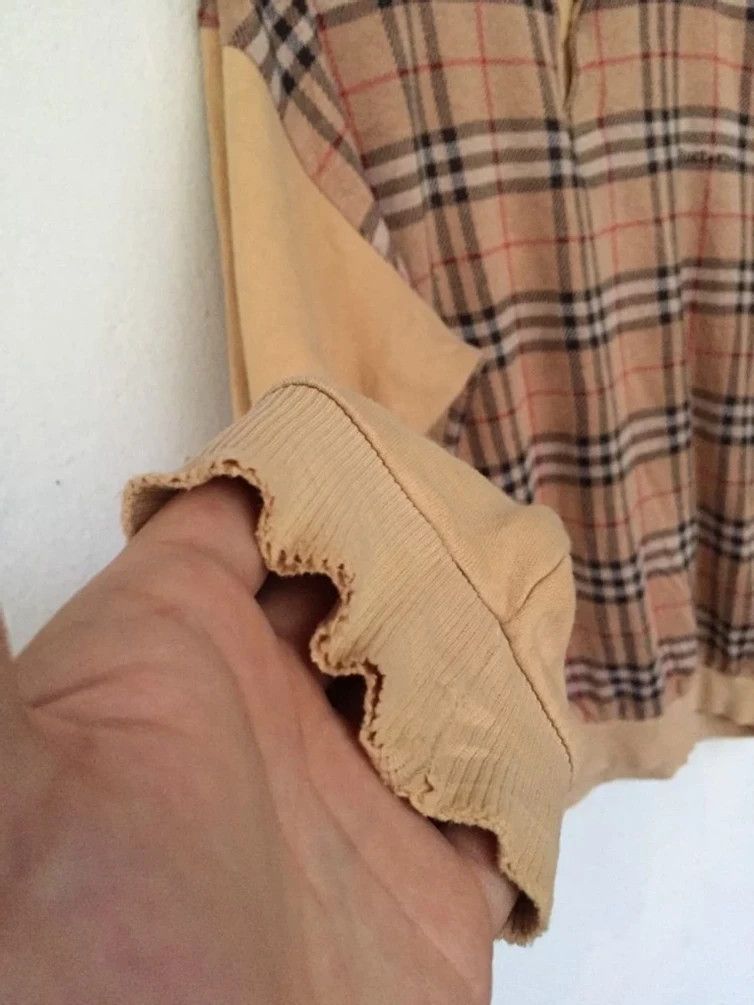 Burberry RARE VINTAGE DISTRESSED BURBERRY NOVACHECK SWEATSHIRT Size US L / EU 52-54 / 3 - 9 Thumbnail