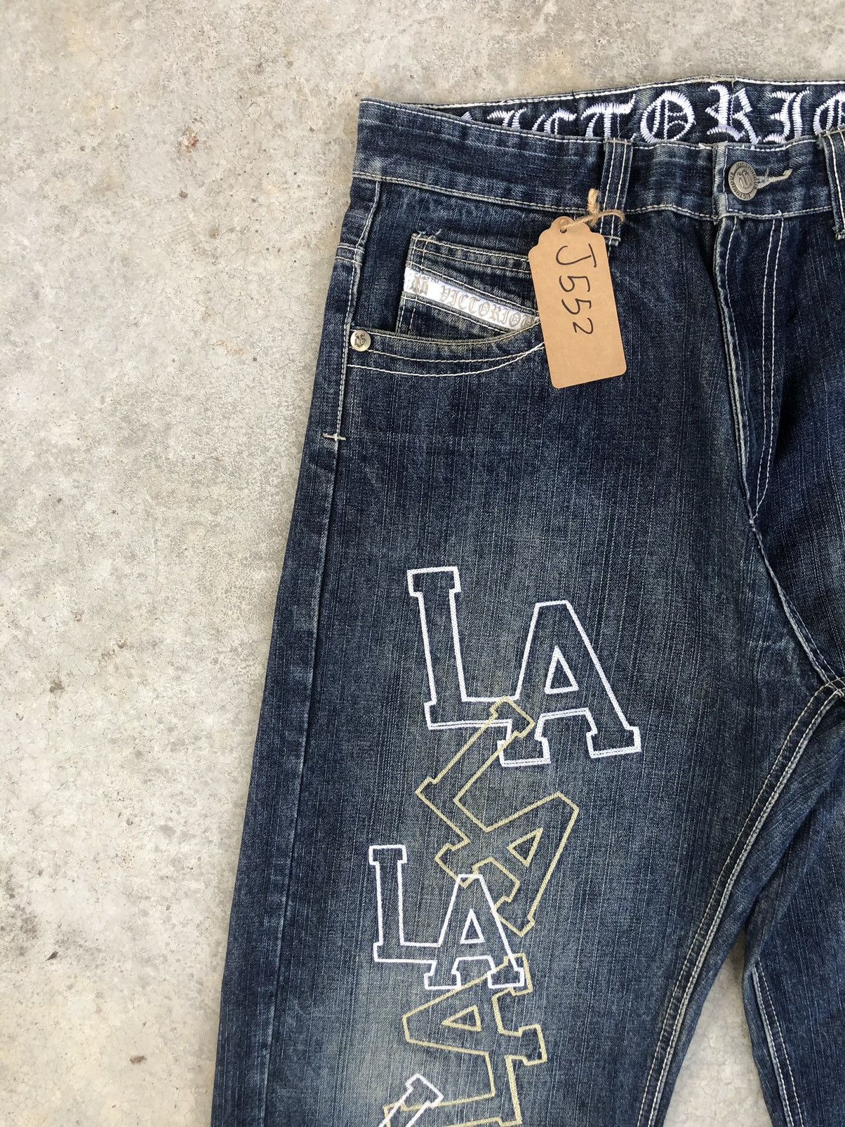 Vintage Victorious Embroidered Jeans Baggy Jeans Hip Hop Skateboards Size US 32 / EU 48 - 4 Thumbnail