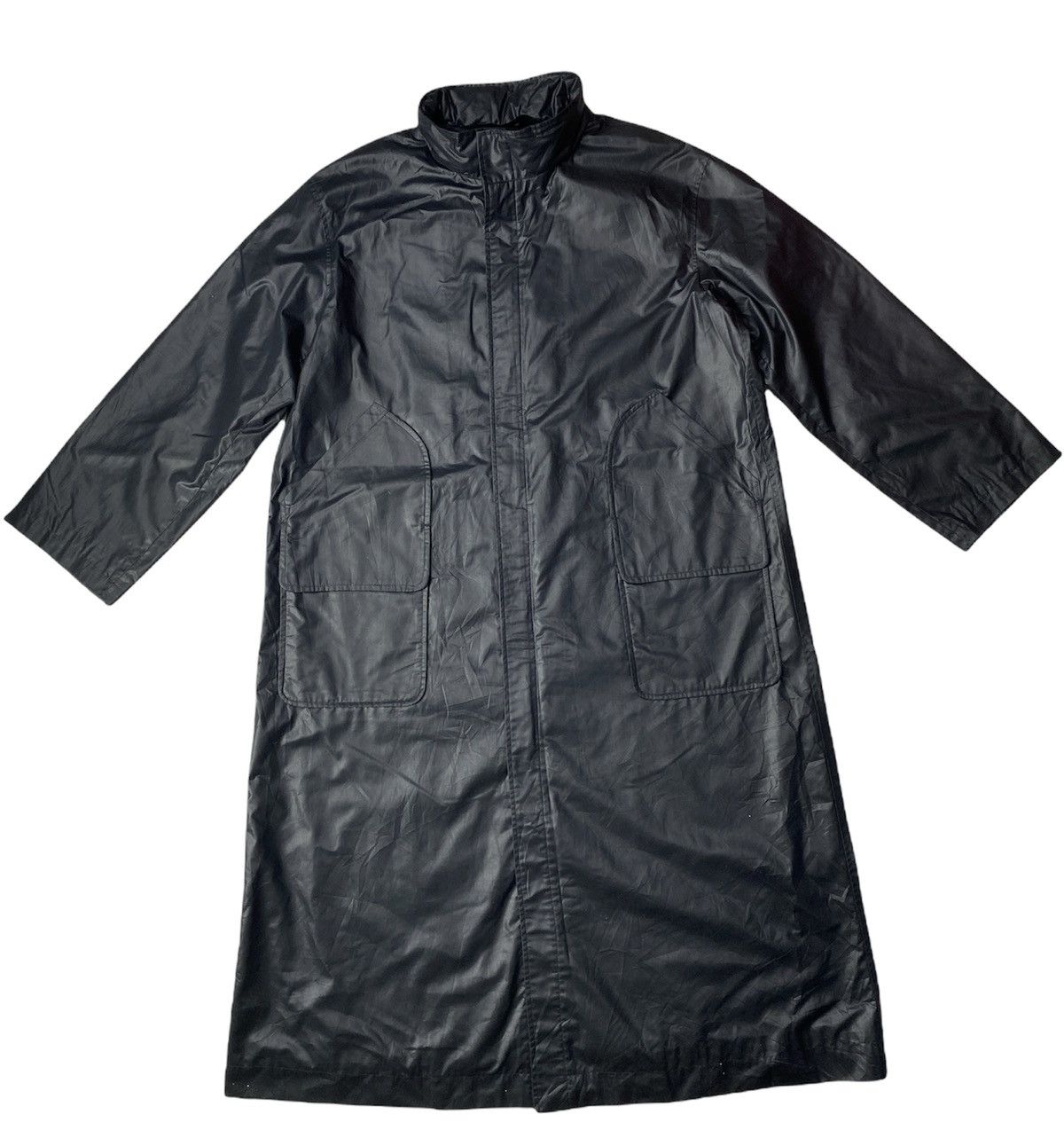 image of Archive!! Issey Miyake Windcoat in Black, Men's (Size Medium)