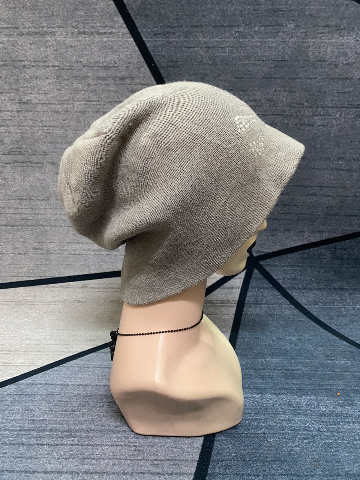 Japanese Brand Japanese Sparkling Skeleton Skull Punk Big Size Beanie Hat Size ONE SIZE - 2 Thumbnail