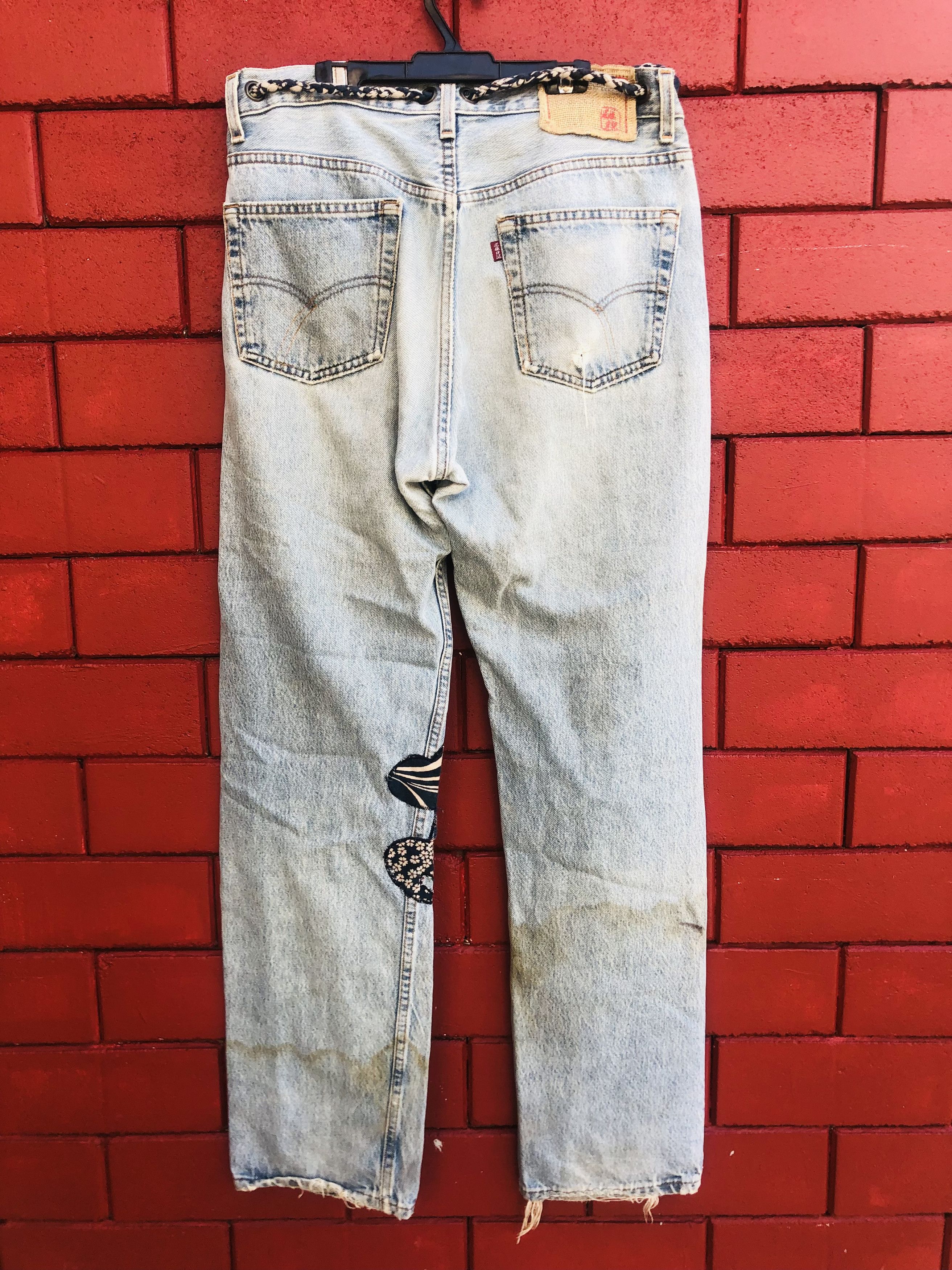 Japanese Brand Vintage Yakuza Japanese Designed Fashion Style Size US 33 - 2 Thumbnail