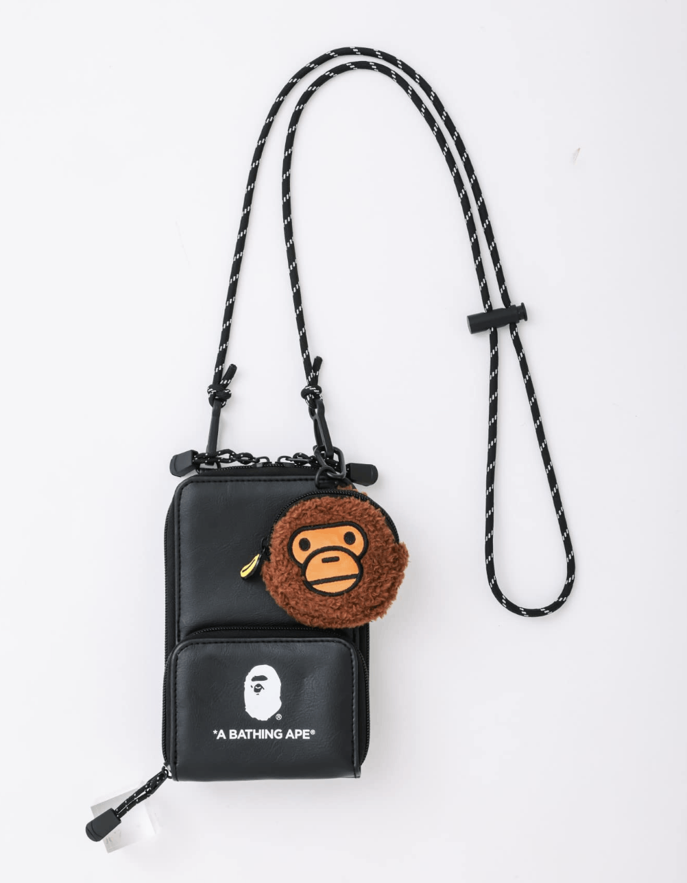 Bape 🔥 BAPE Shoulder Bag Sling Cross Body Baby Milo Plush Pouch | Grailed