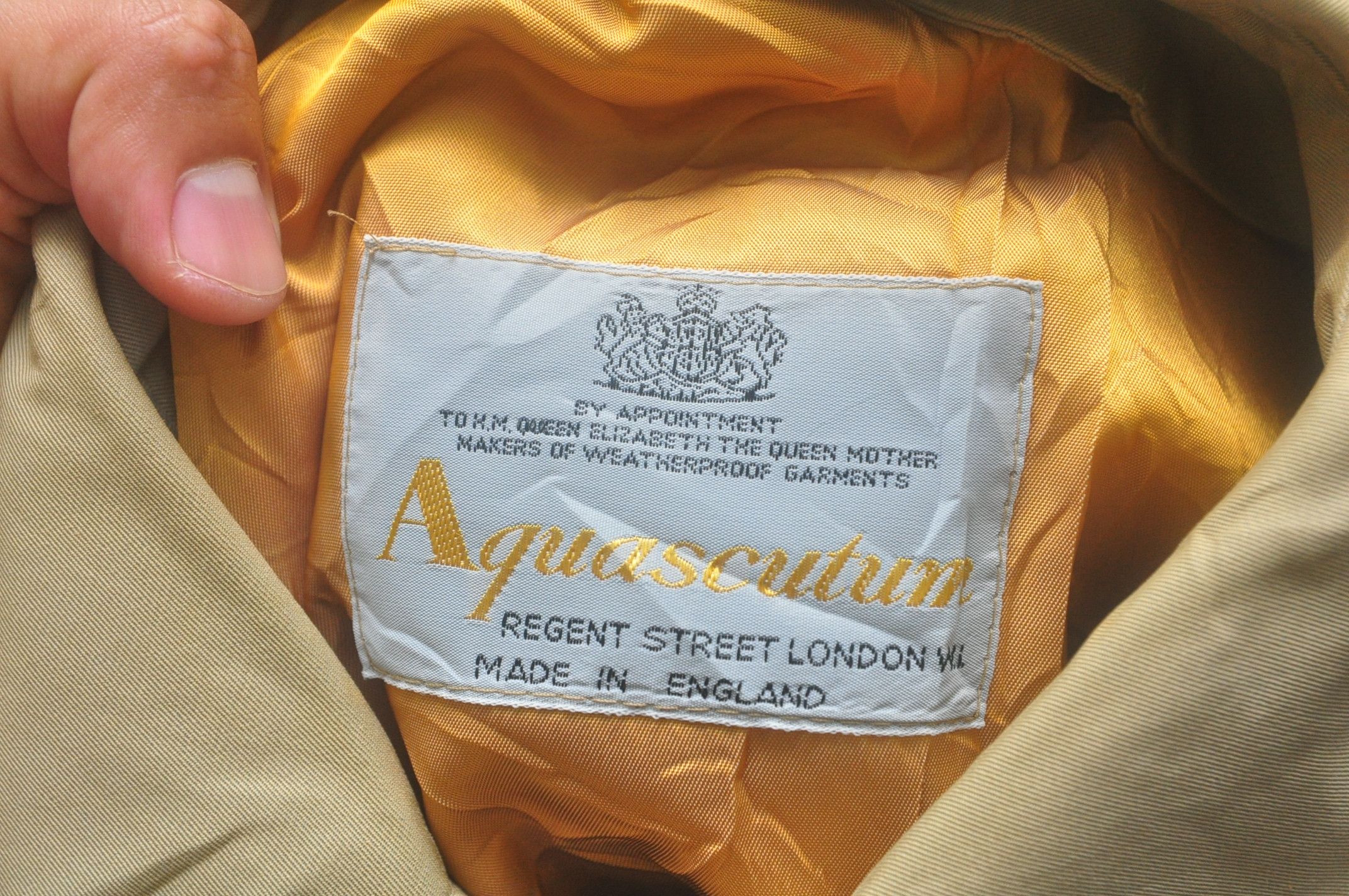 Aquascutum × Japanese Brand Vintage Acuascutum Long Coat Designer Fashion Style Size US L / EU 52-54 / 3 - 5 Thumbnail