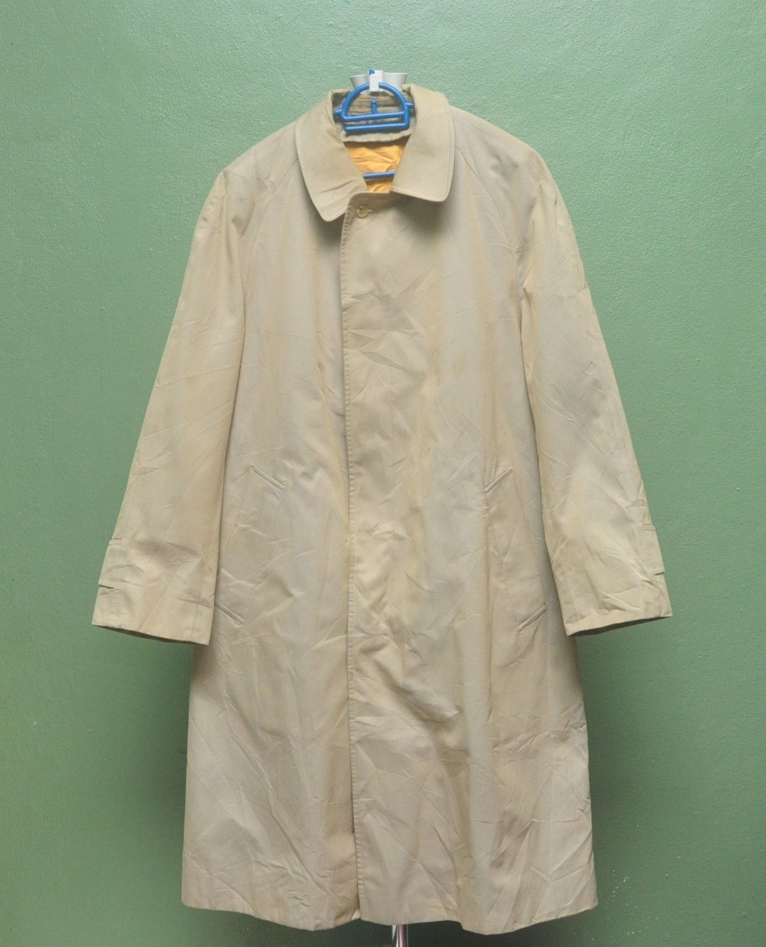 Aquascutum × Japanese Brand Vintage Acuascutum Long Coat Designer Fashion Style Size US L / EU 52-54 / 3 - 1 Thumbnail