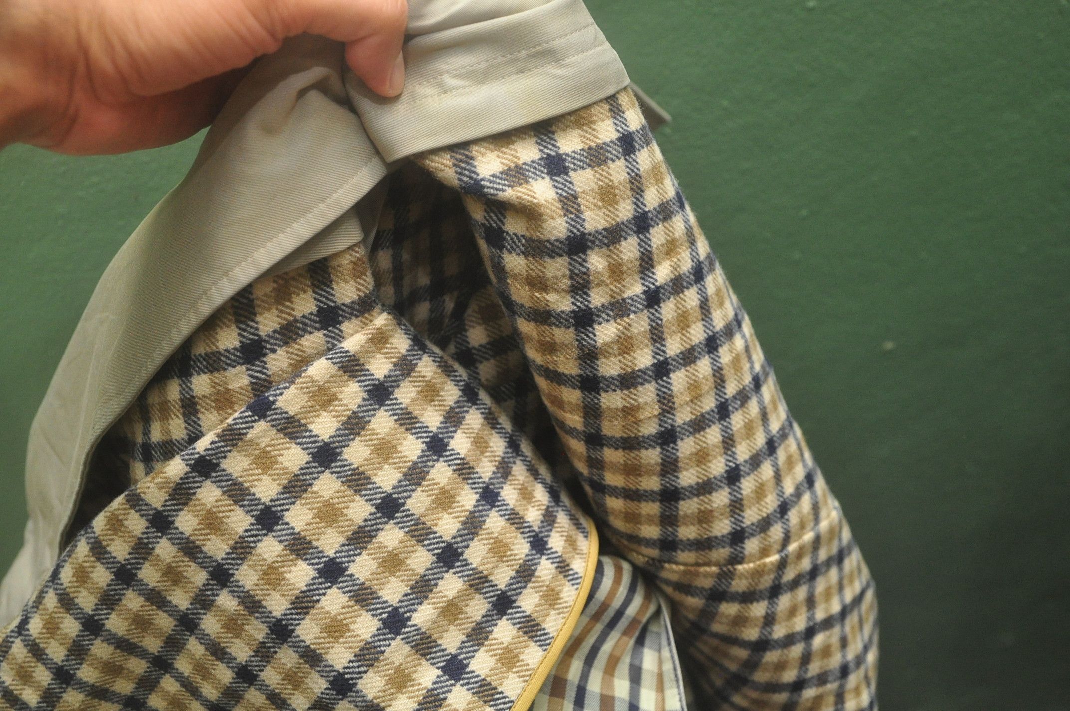 Aquascutum × Japanese Brand Vintage Acuascutum Long Coat Designer Fashion Style Size US L / EU 52-54 / 3 - 6 Thumbnail