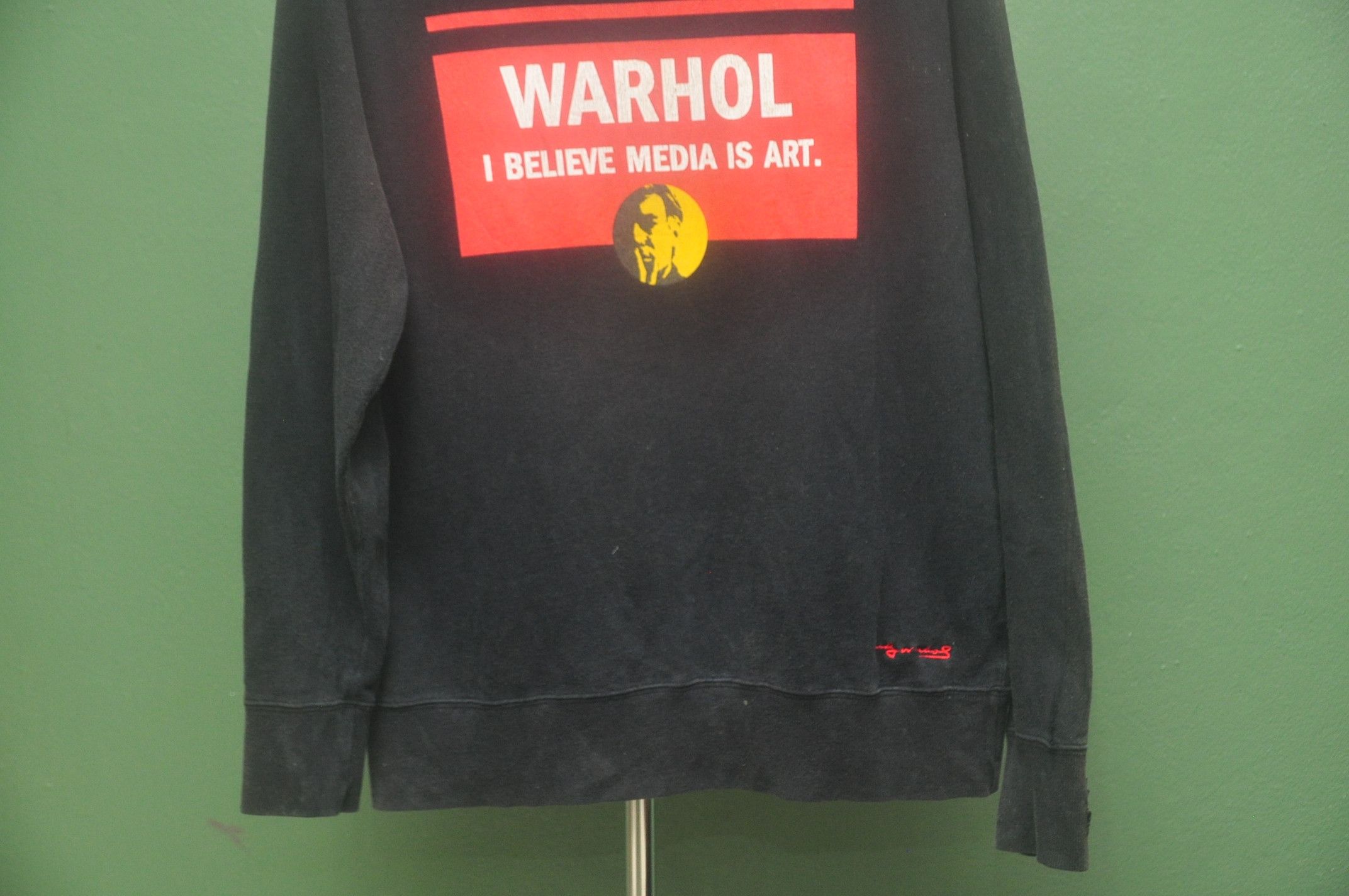 Andy Warhol × Vintage Vintage Andy Warhol Media Art Tshirt Heaven And Hell Travis Size US XL / EU 56 / 4 - 4 Thumbnail