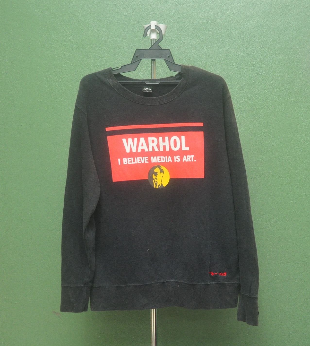 Andy Warhol × Vintage Vintage Andy Warhol Media Art Tshirt Heaven And Hell Travis Size US XL / EU 56 / 4 - 1 Thumbnail